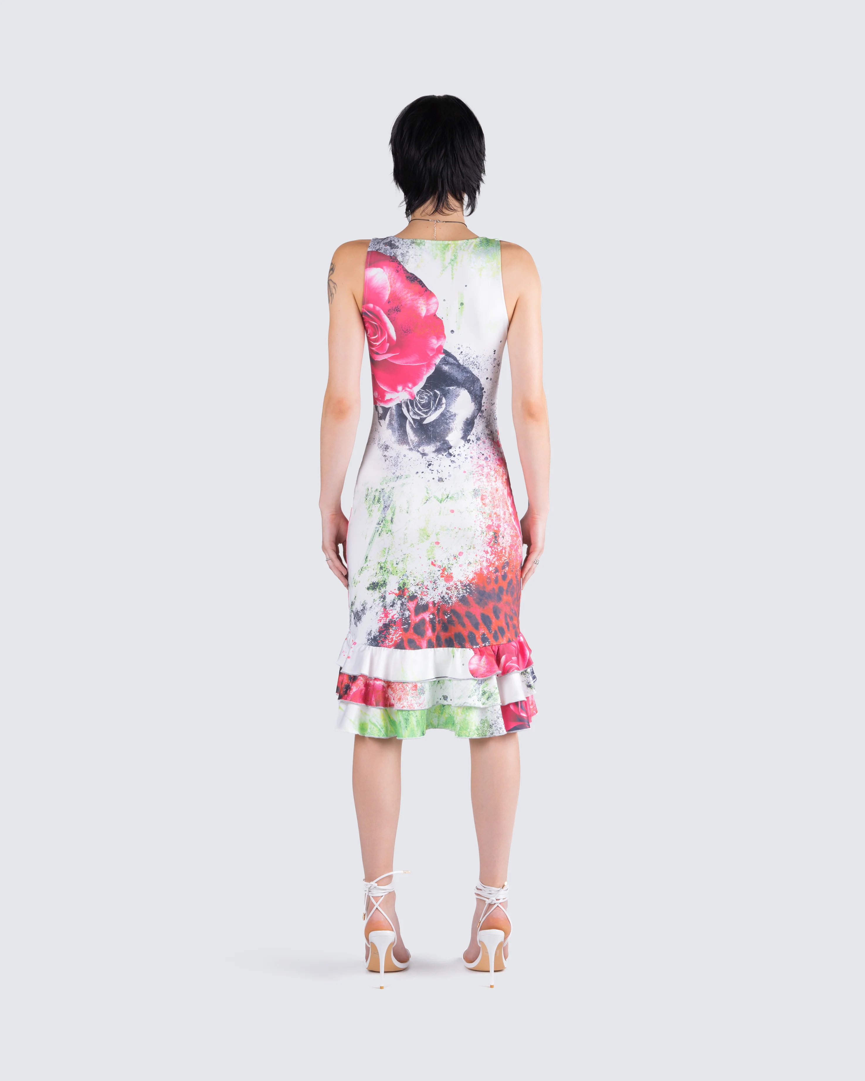 Clarice Floral Print Dress - Image 6