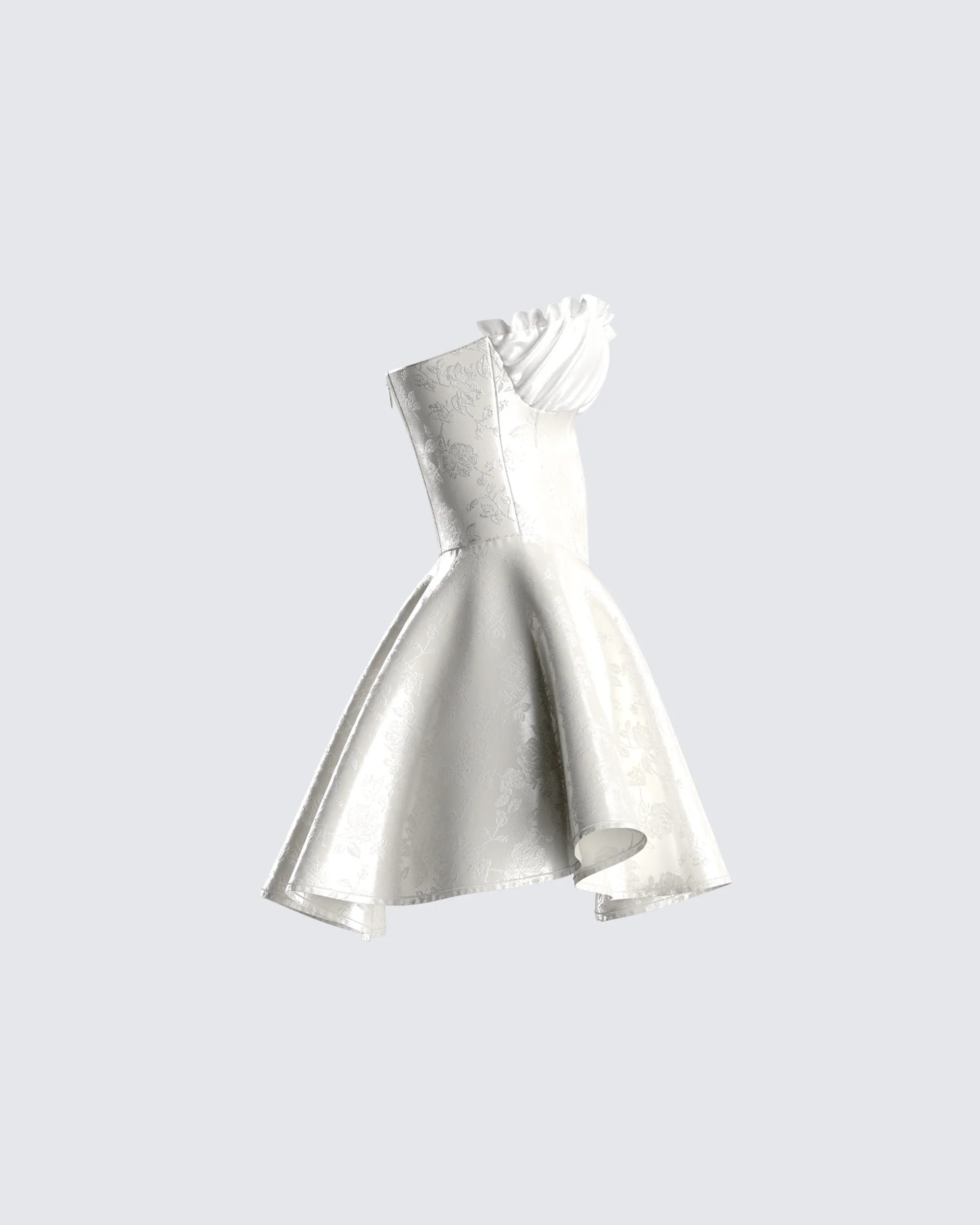 Connie White Mini Dress - Image 2