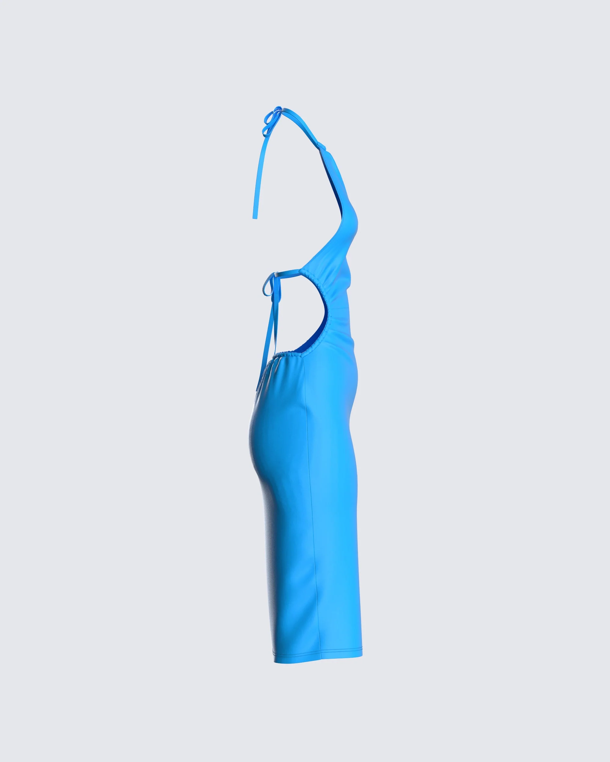Cyrus Blue Midi Dress - Image 2