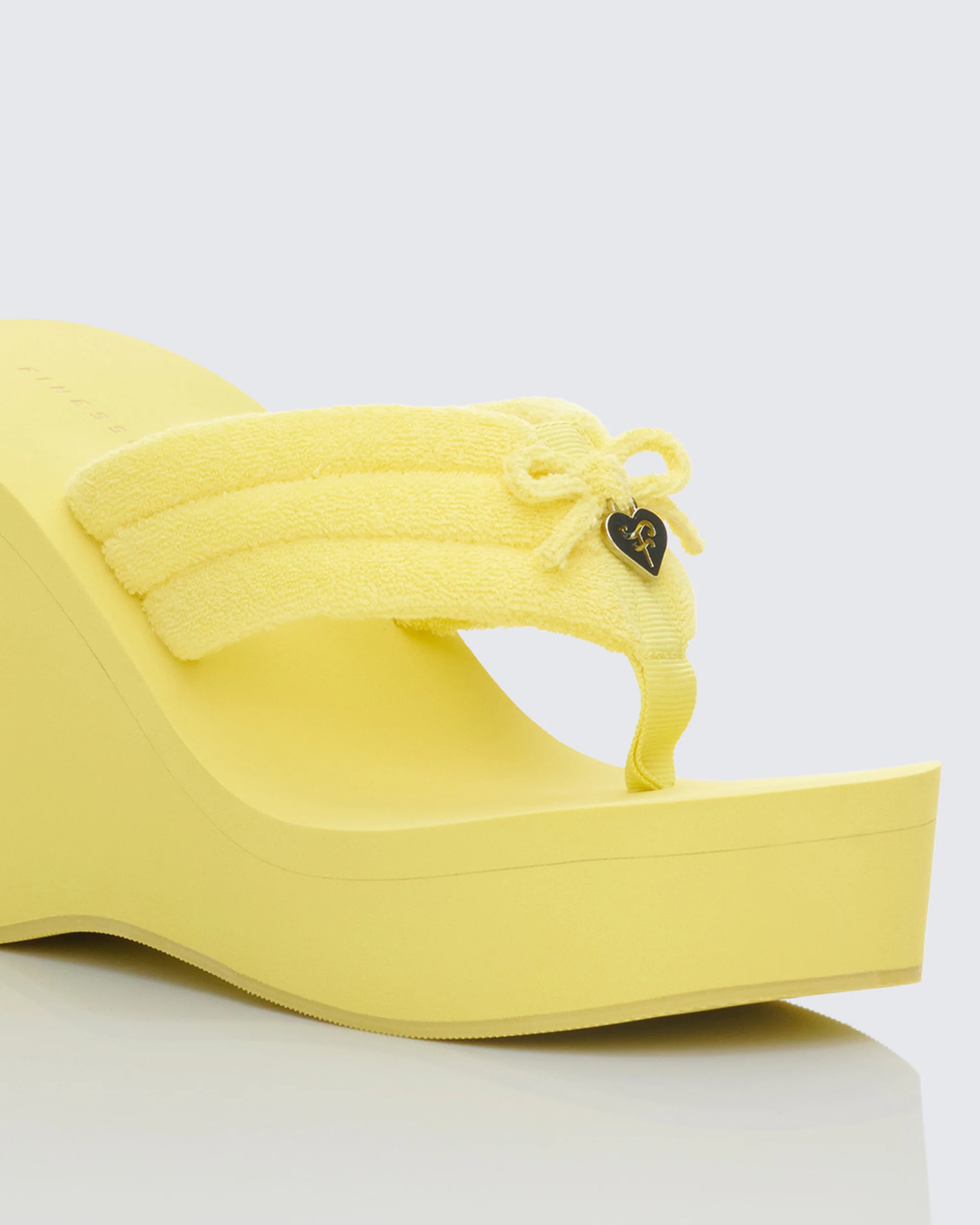 Deema Yellow Superstacked Wedge Flip Flop - Image 4
