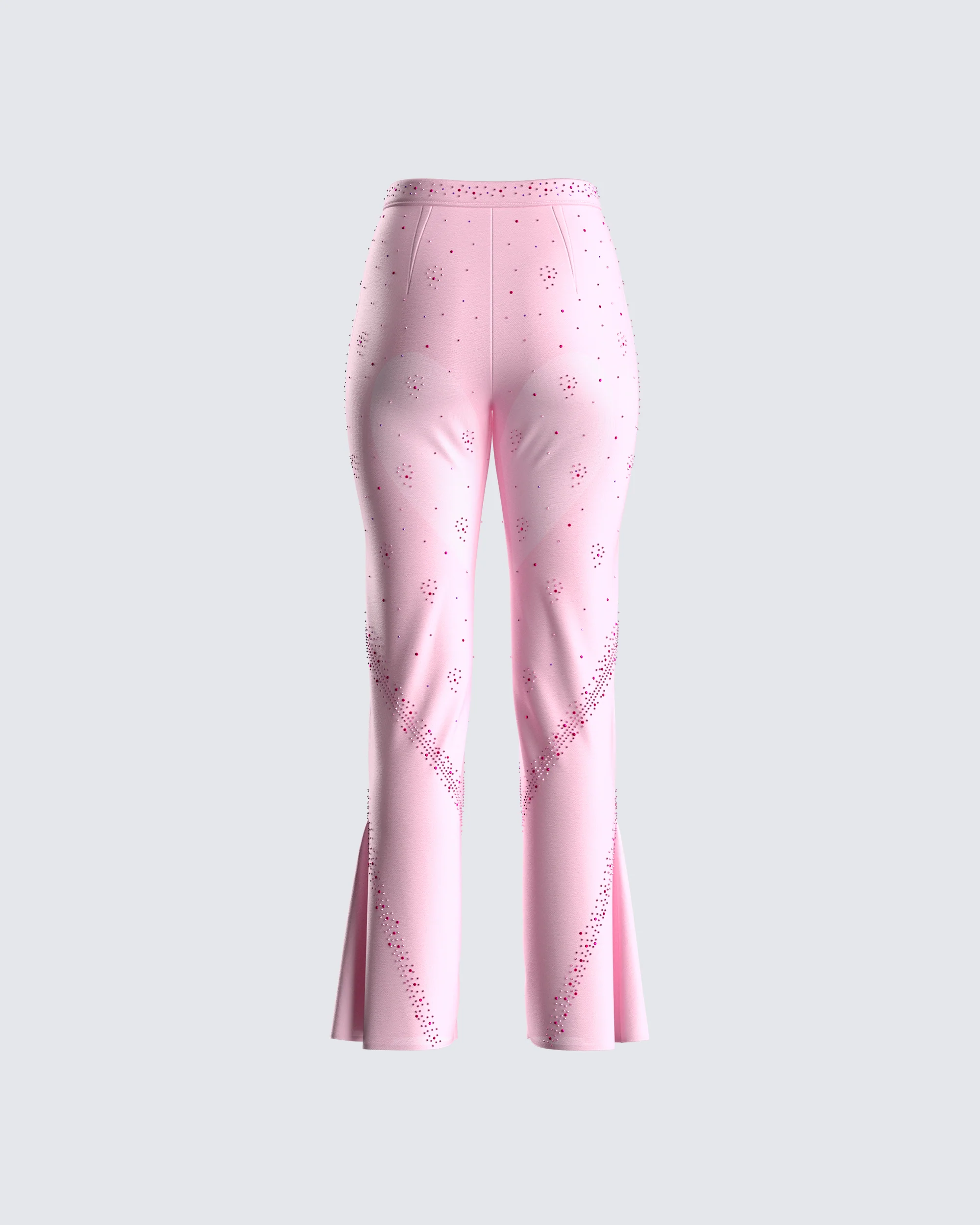 Delisa Pink Rhinestone Pant - Image 3