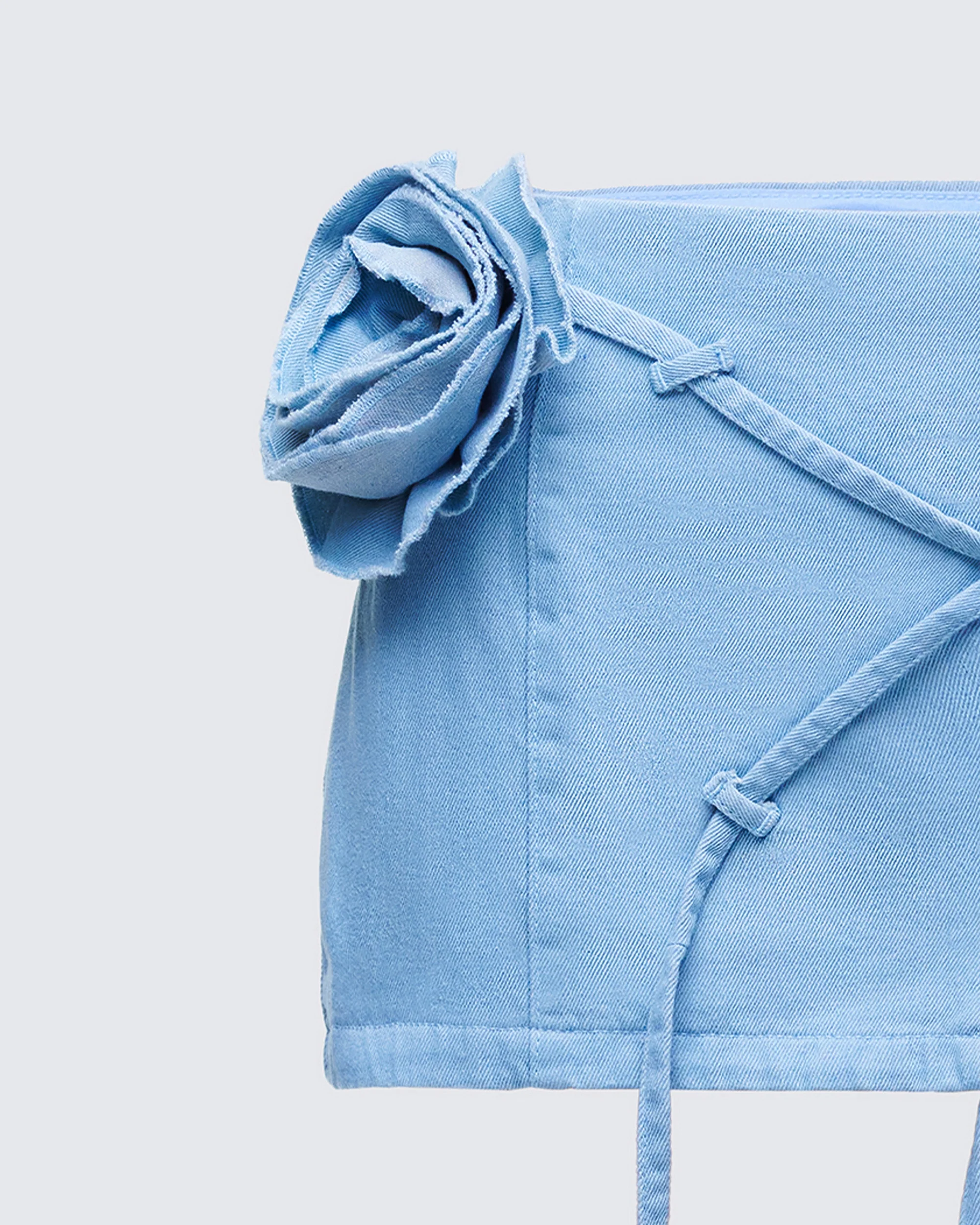 Delores Blue Denim Mini Skirt - Image 6
