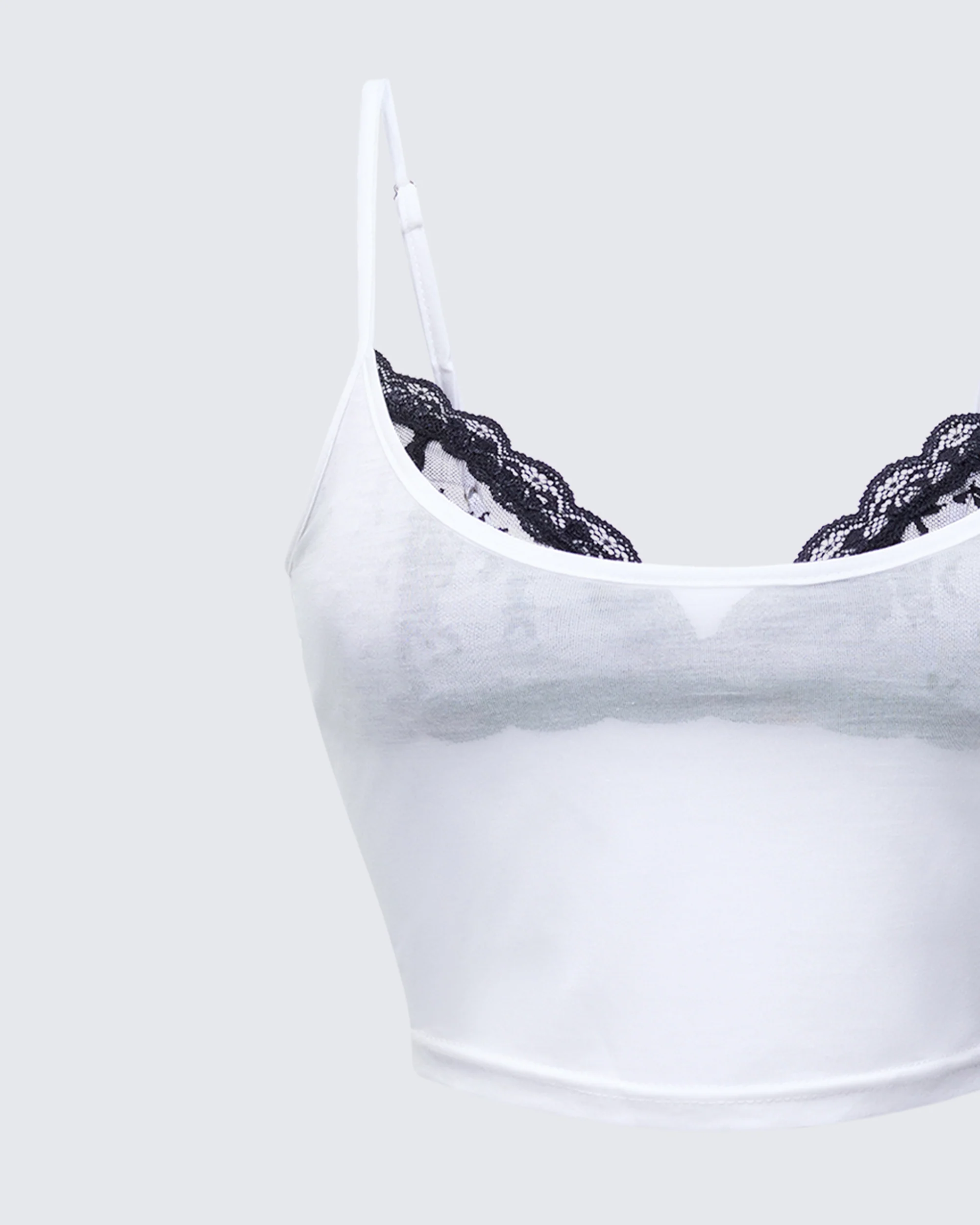 Demito White Lace 2in1 Cami - Image 6