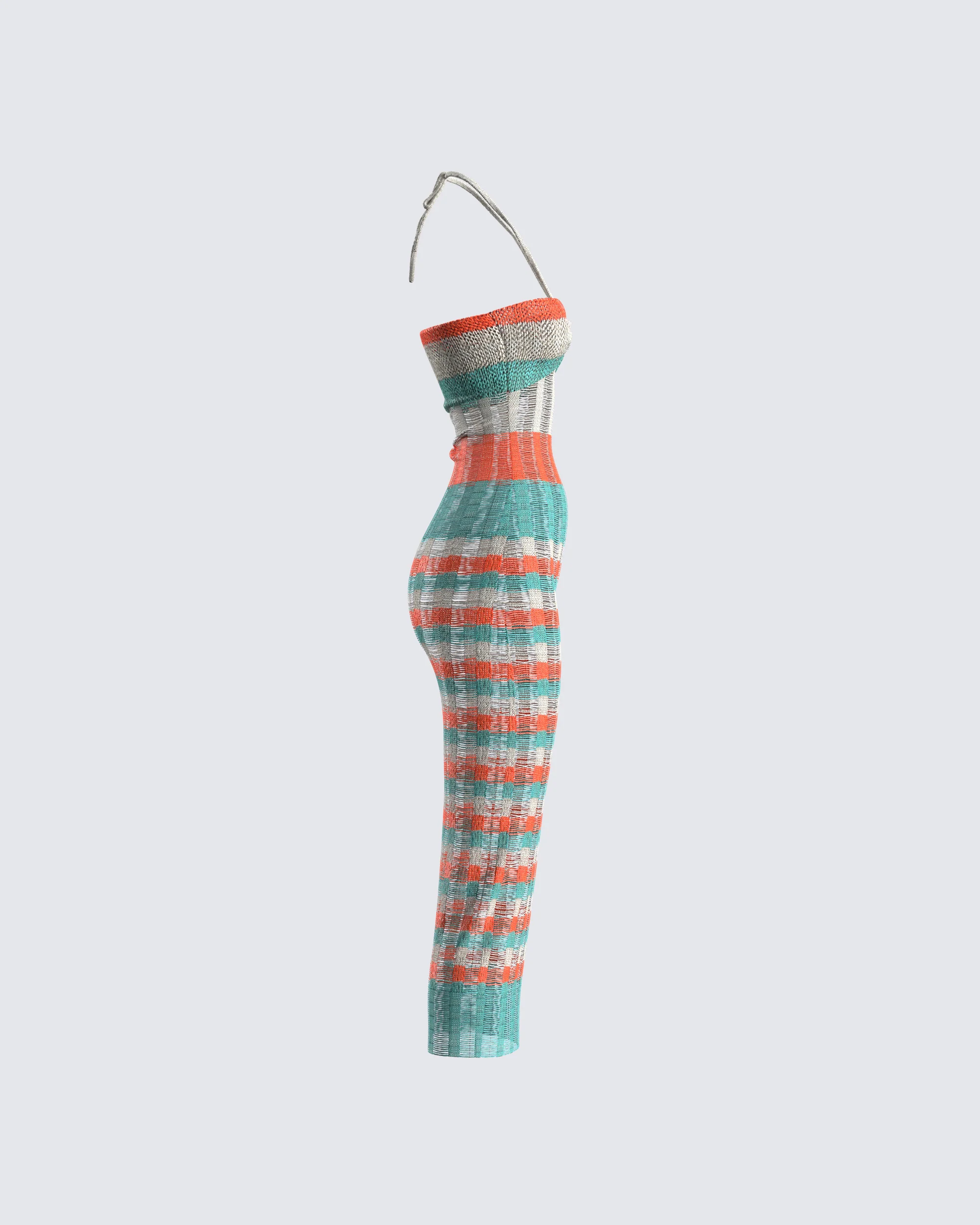 Derica Multi Open Knit Midi Dress - Image 2