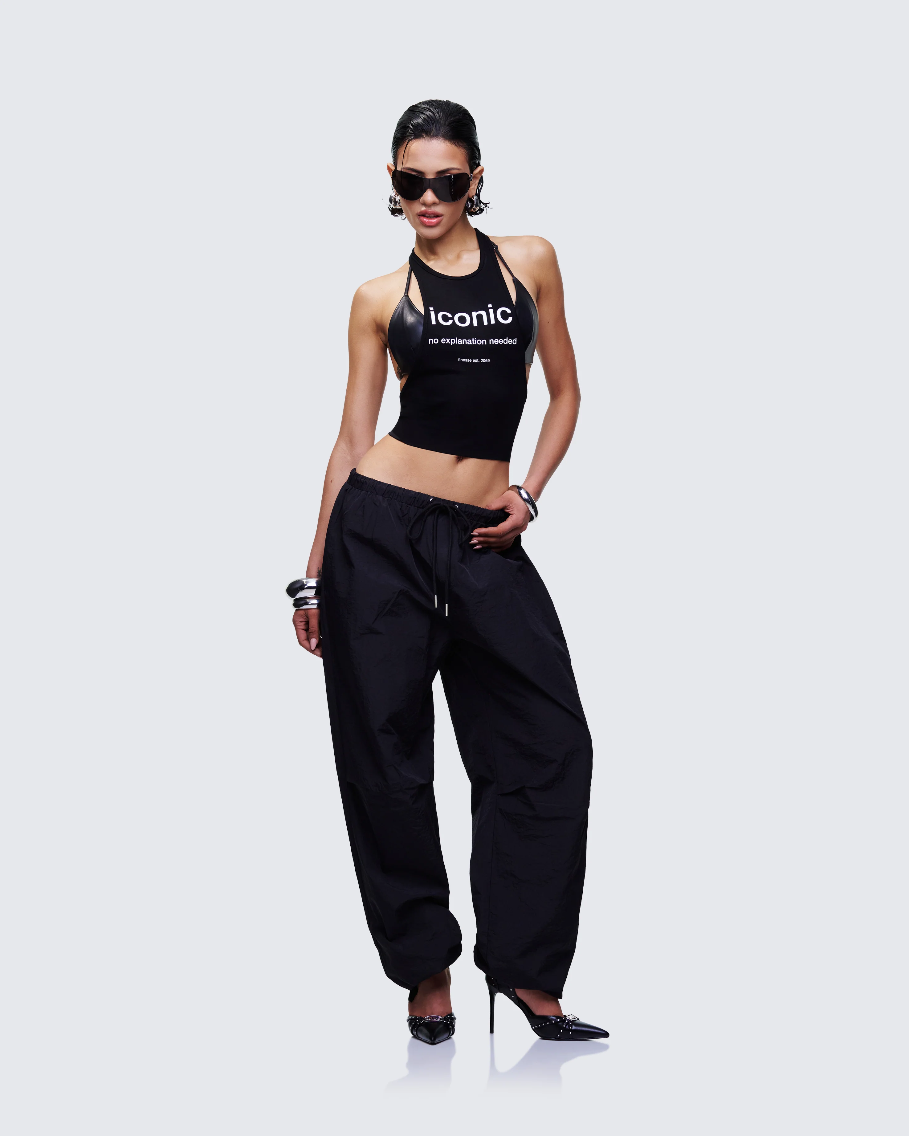 Dido Black Cutaway Graphic Tank - Image 5