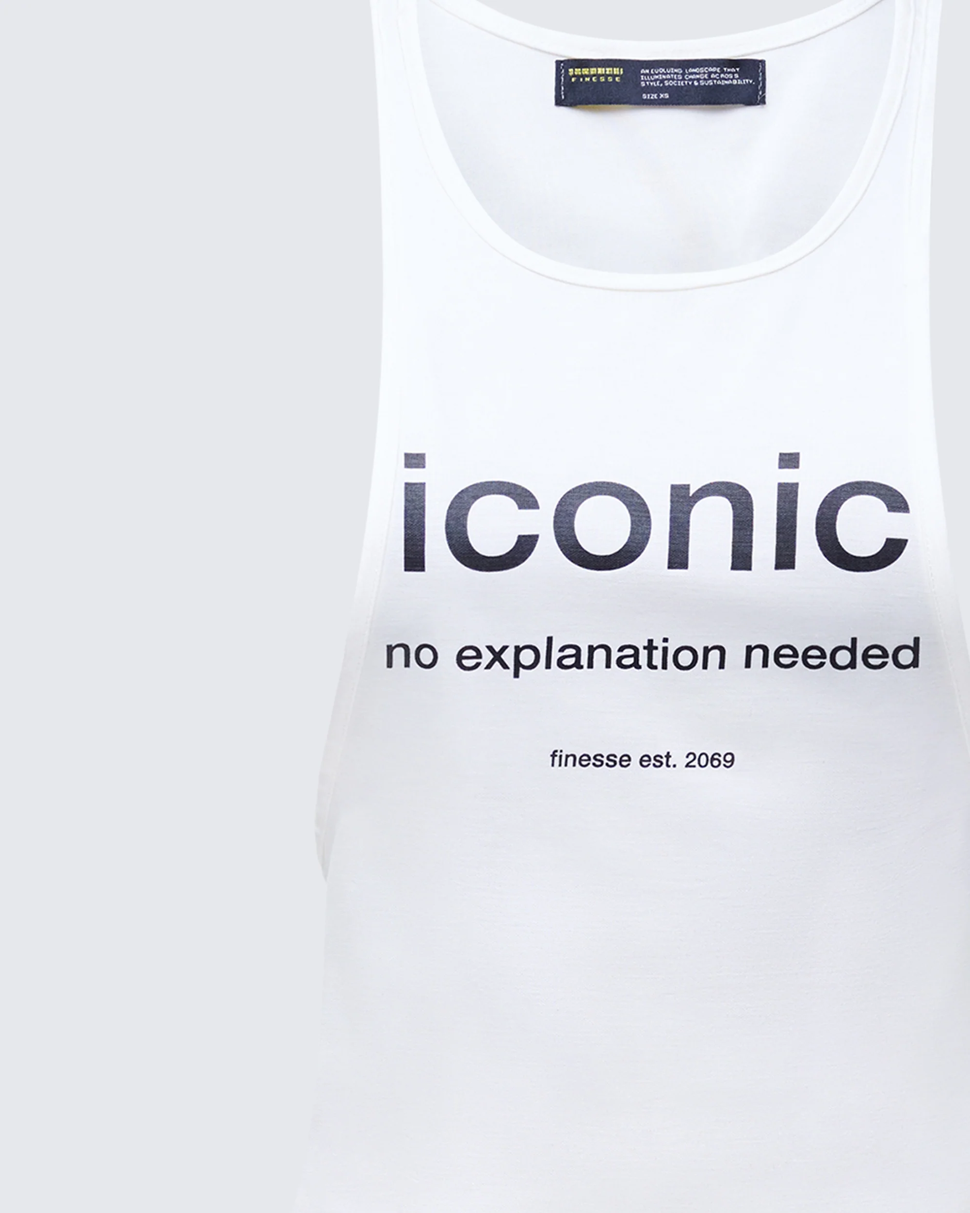 Dido White Cutaway Graphic Tank - Image 6