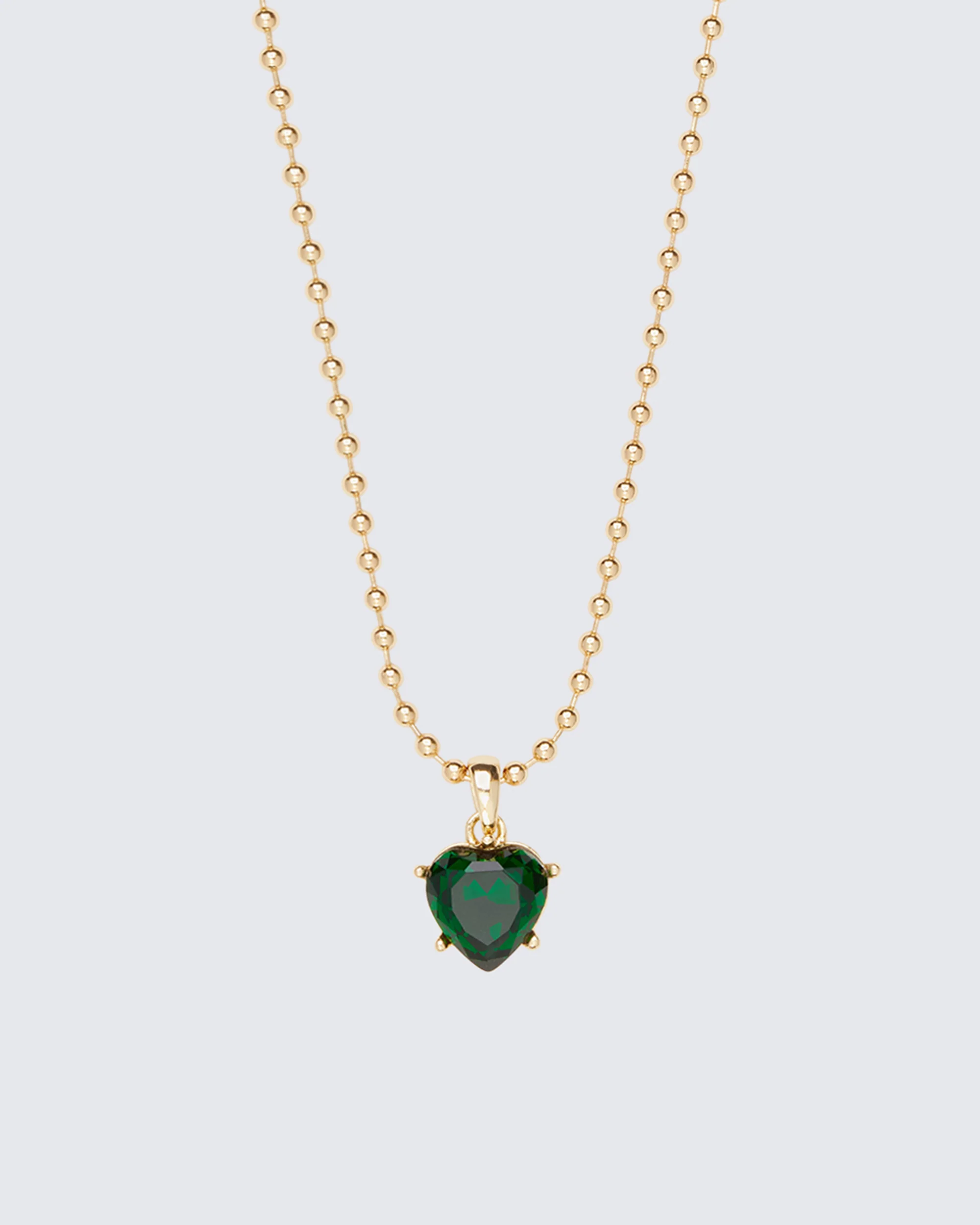 Dorothy Gold Ball Chain Pendant Necklace - Image 2