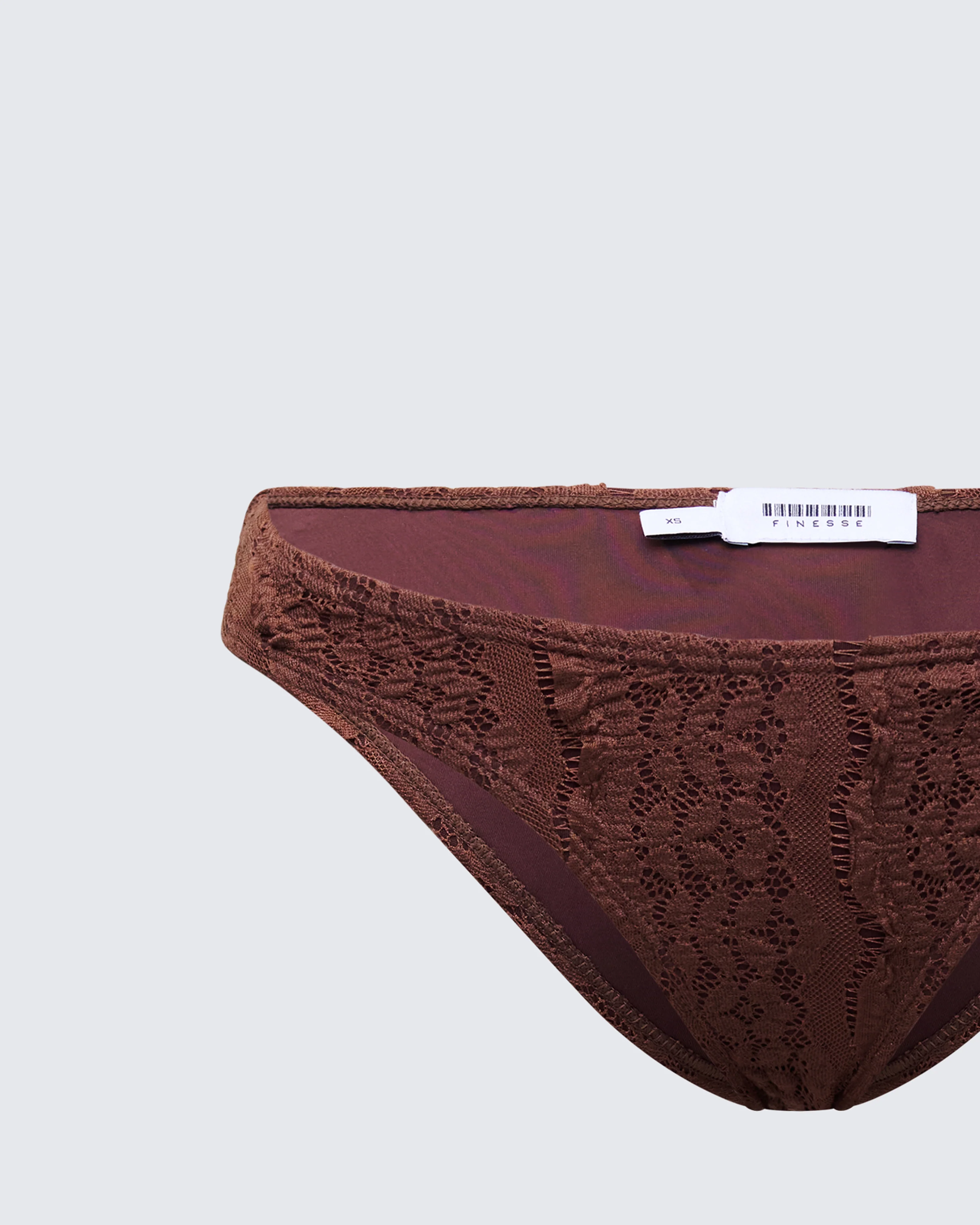 Dreya Brown Textured Bikini Bottom - Image 6