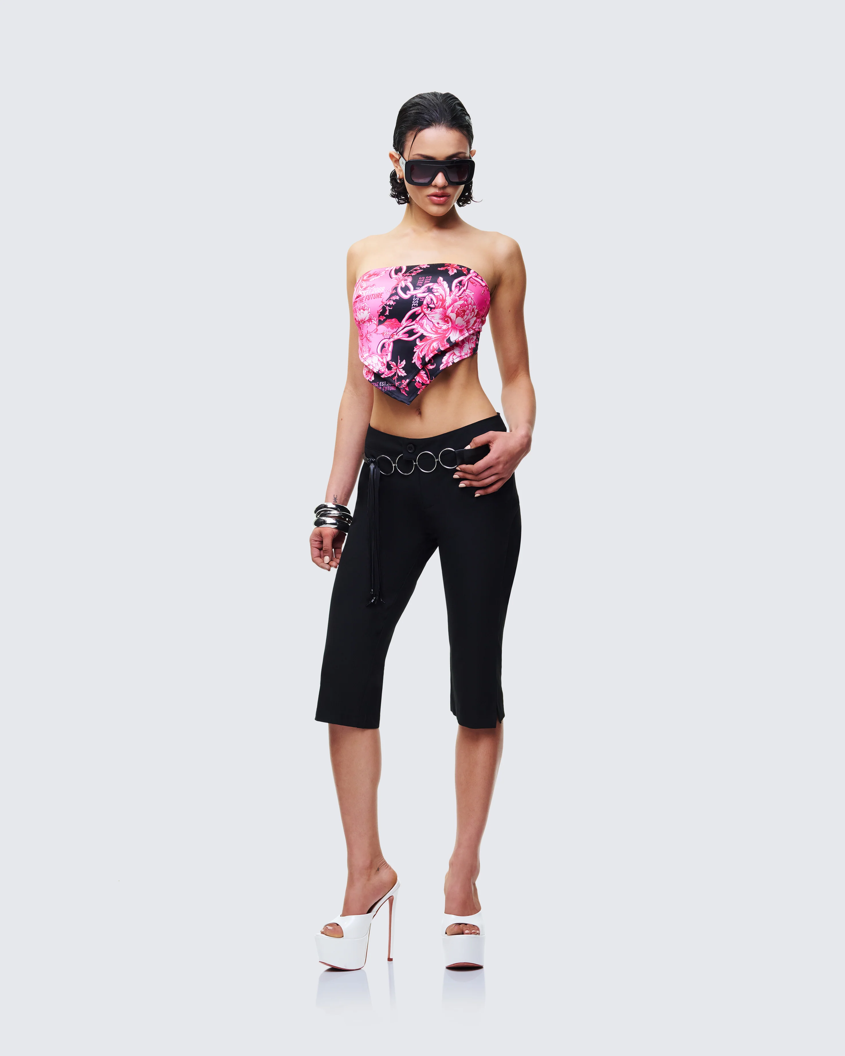 Elix Multi Printed Bandeau Top - Image 5