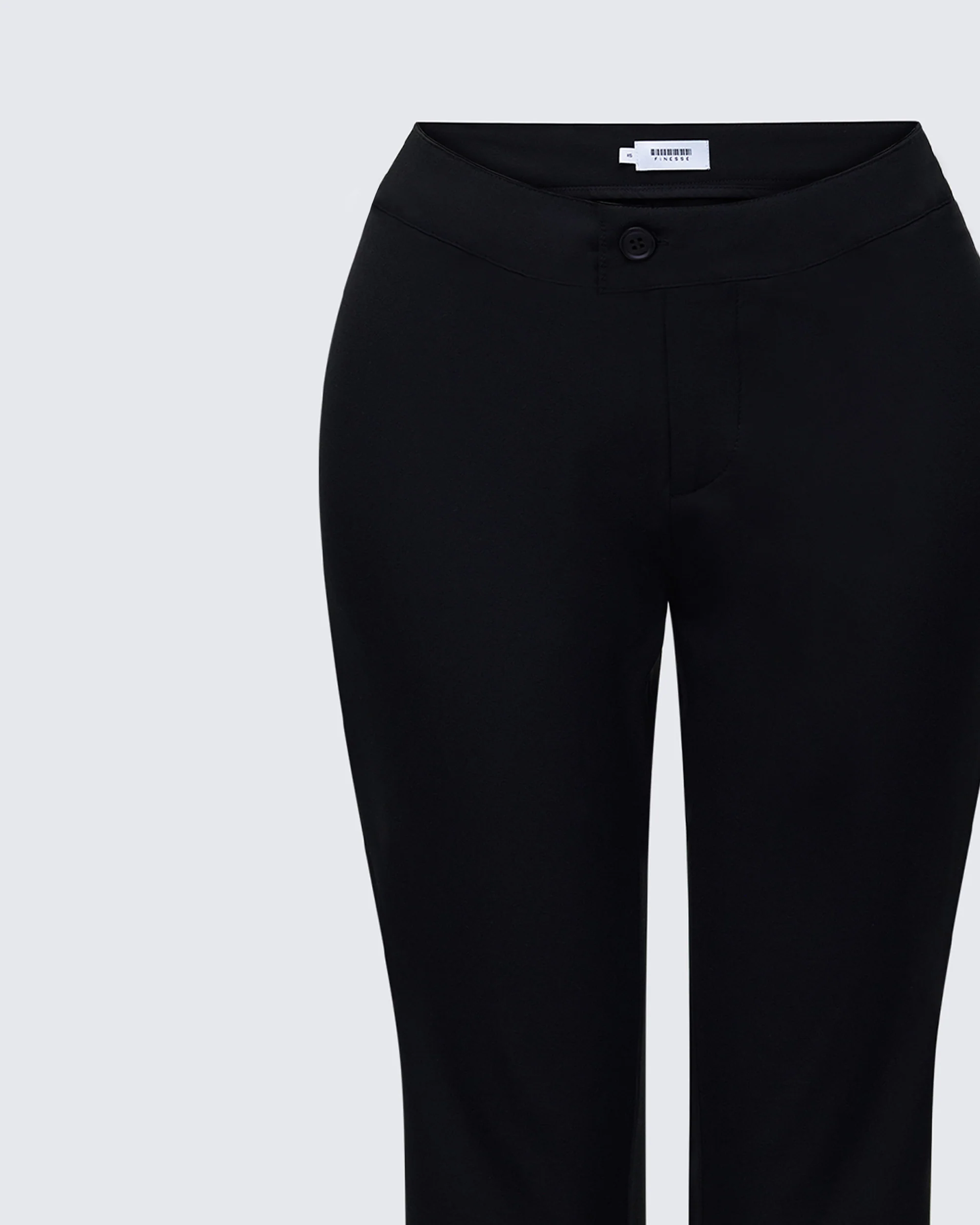 Ellie Black Woven Capri Pants - Image 6