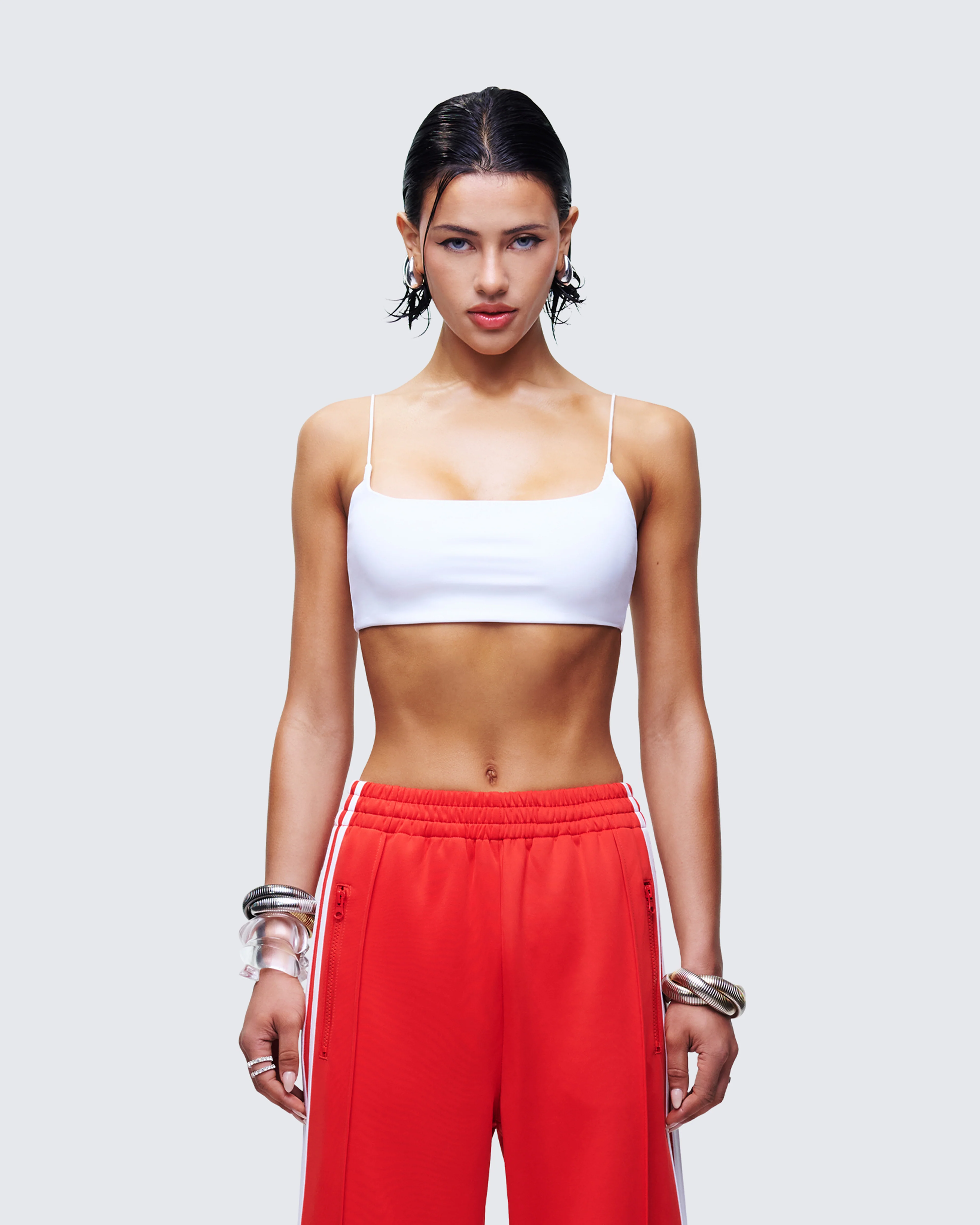 Elodie White Cropped Top - Image 2