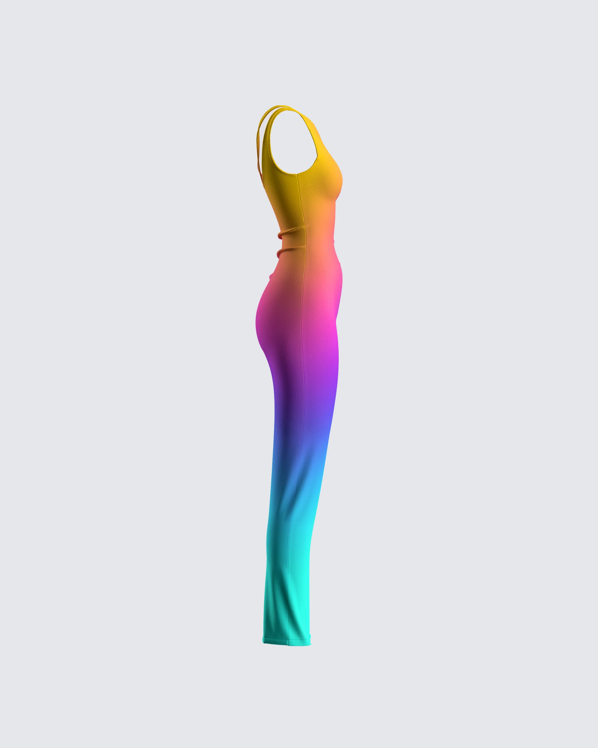 Elysia Multi One Shoulder Dress - Image 2