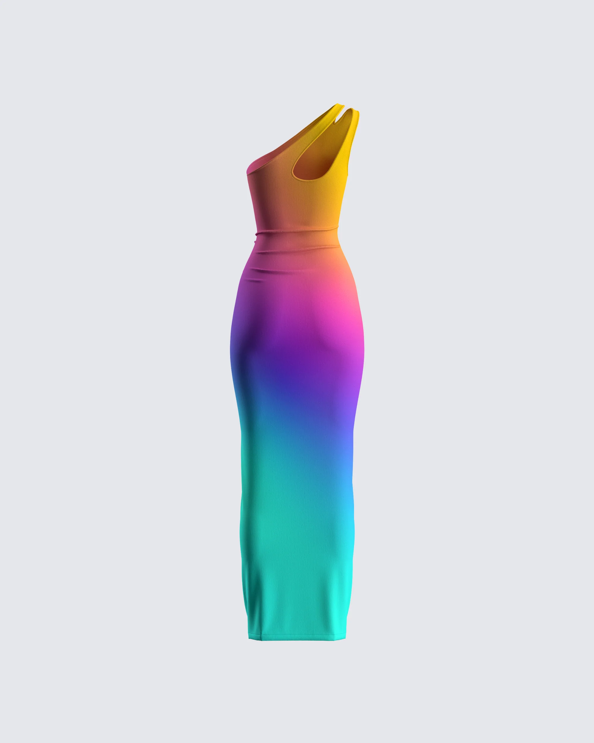 Elysia Multi One Shoulder Dress - Image 3