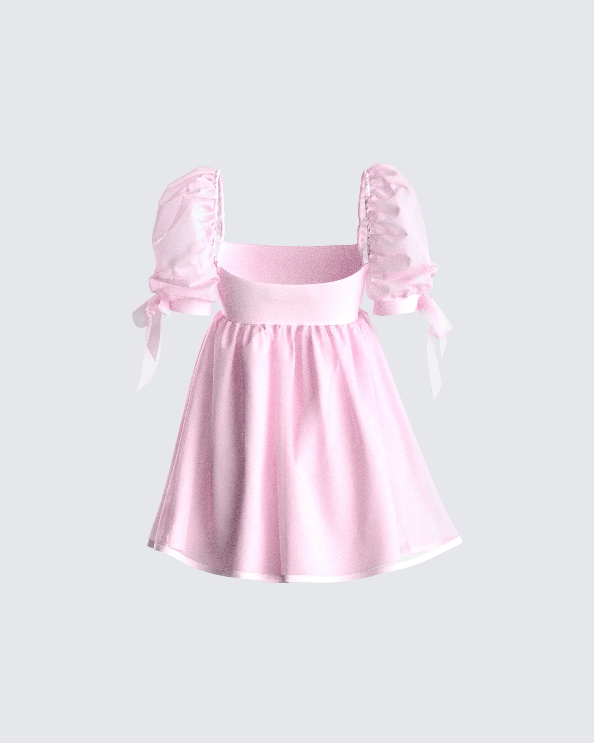 Emily Pink Mini Dress - Image 3