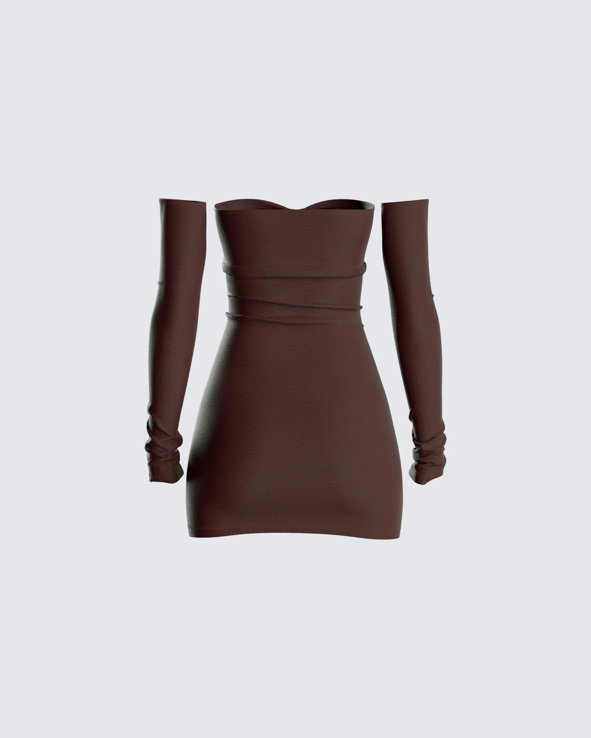 Emsley Brown Tie Mini Dress - Image 3