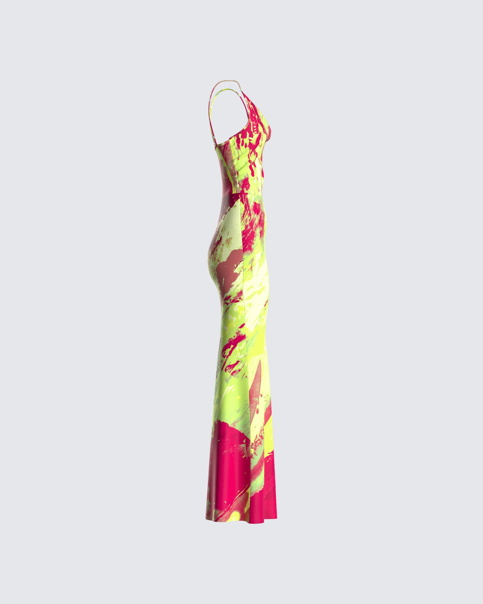Everleigh Abstract Print Dress - Image 2