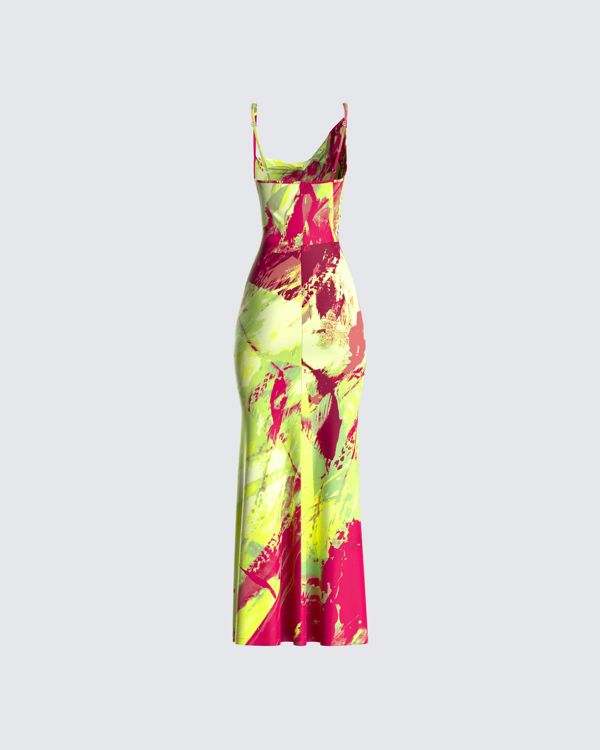 Everleigh Abstract Print Dress - Image 3
