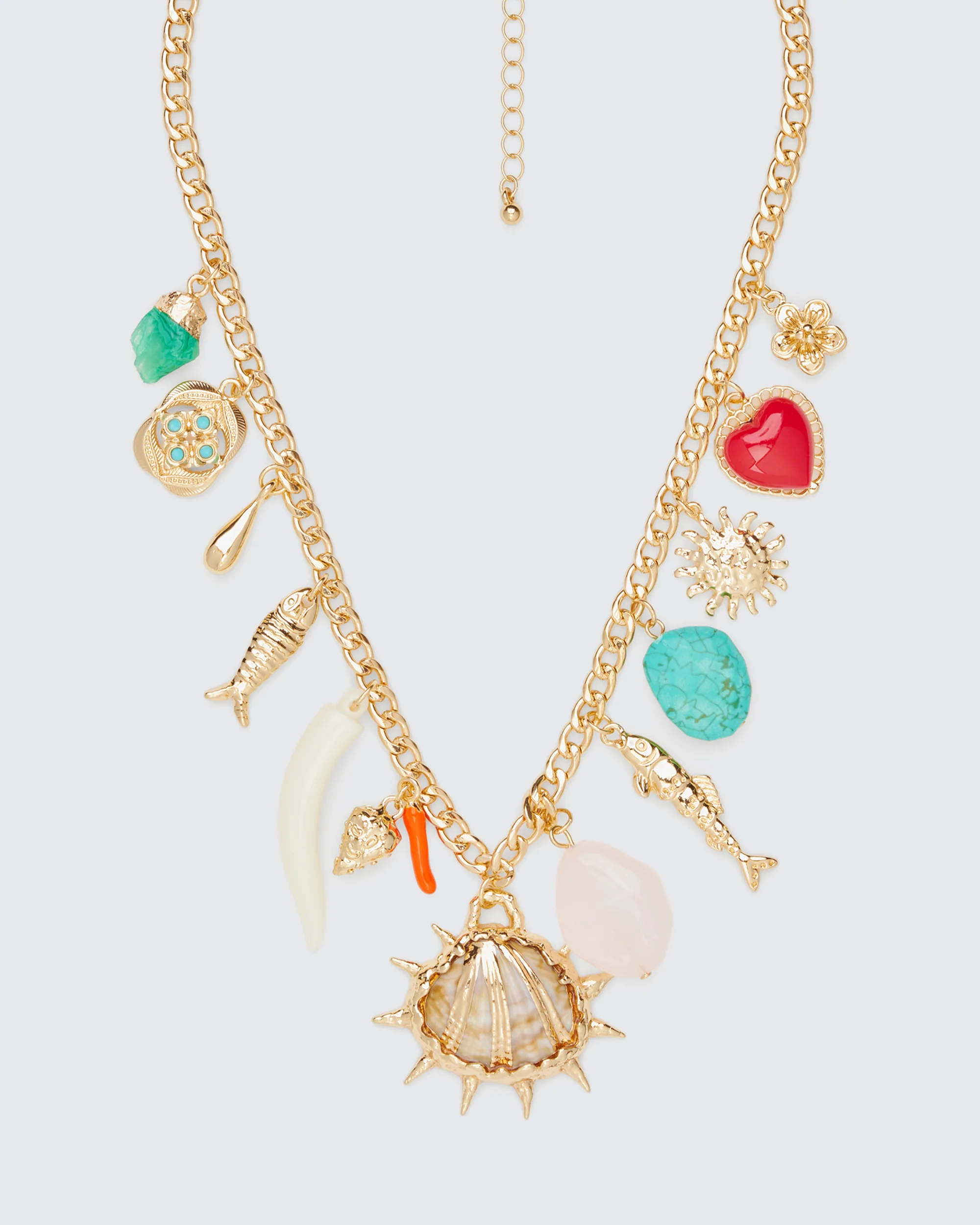 Eyelis Gold Summer Charm Necklace - Image 2