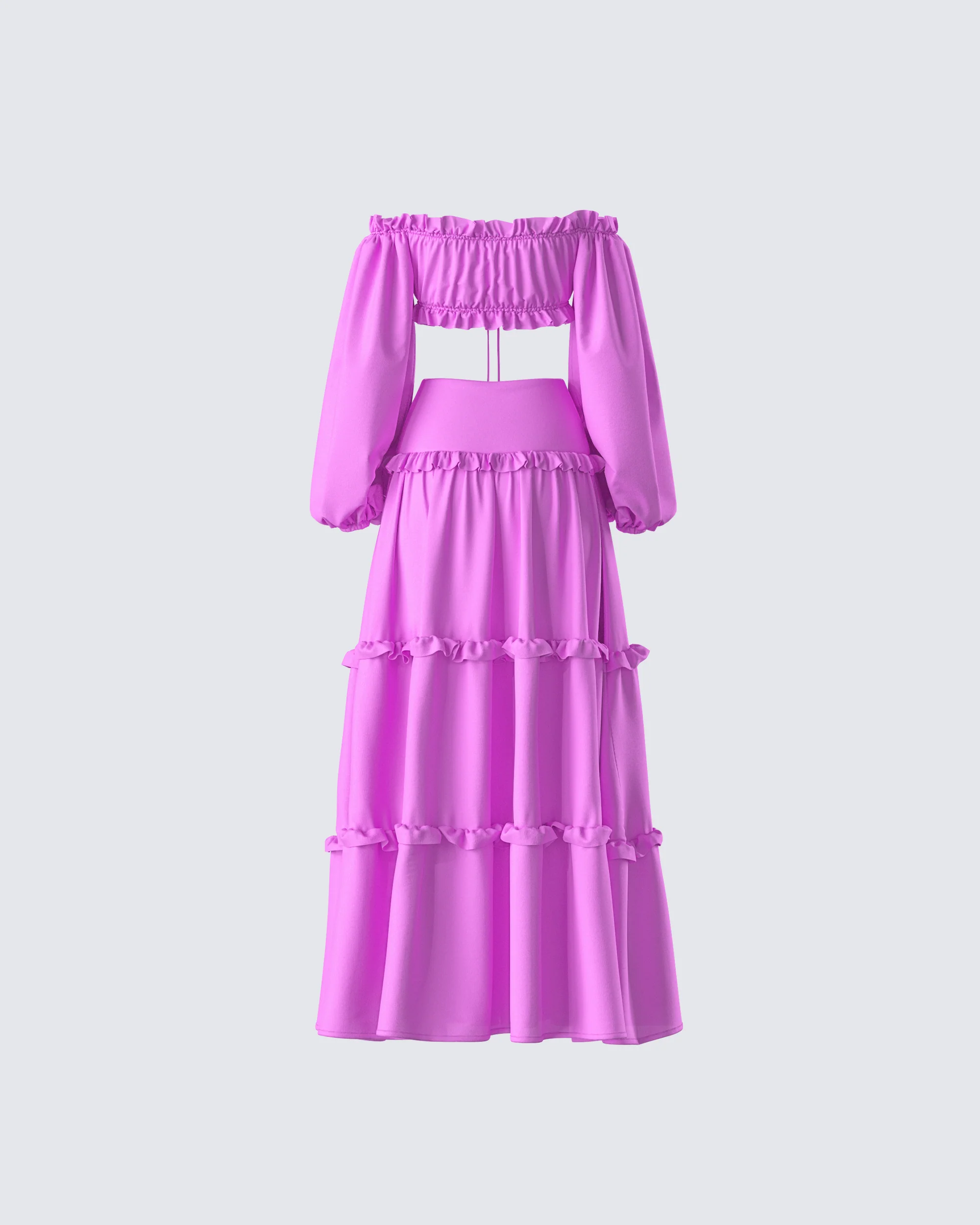 Fabiana Lilac Maxi Set - Image 3