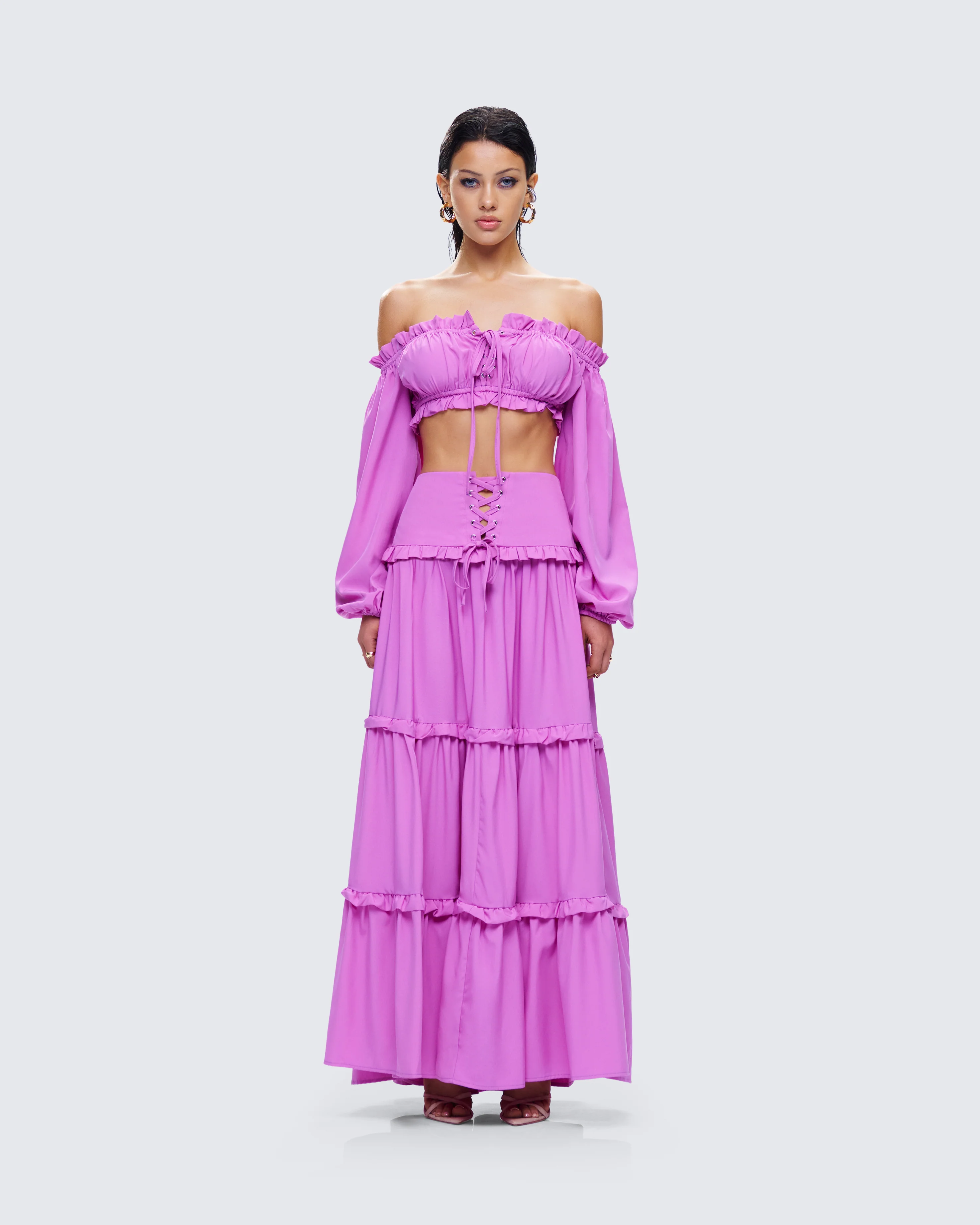 Fabiana Lilac Maxi Set - Image 4