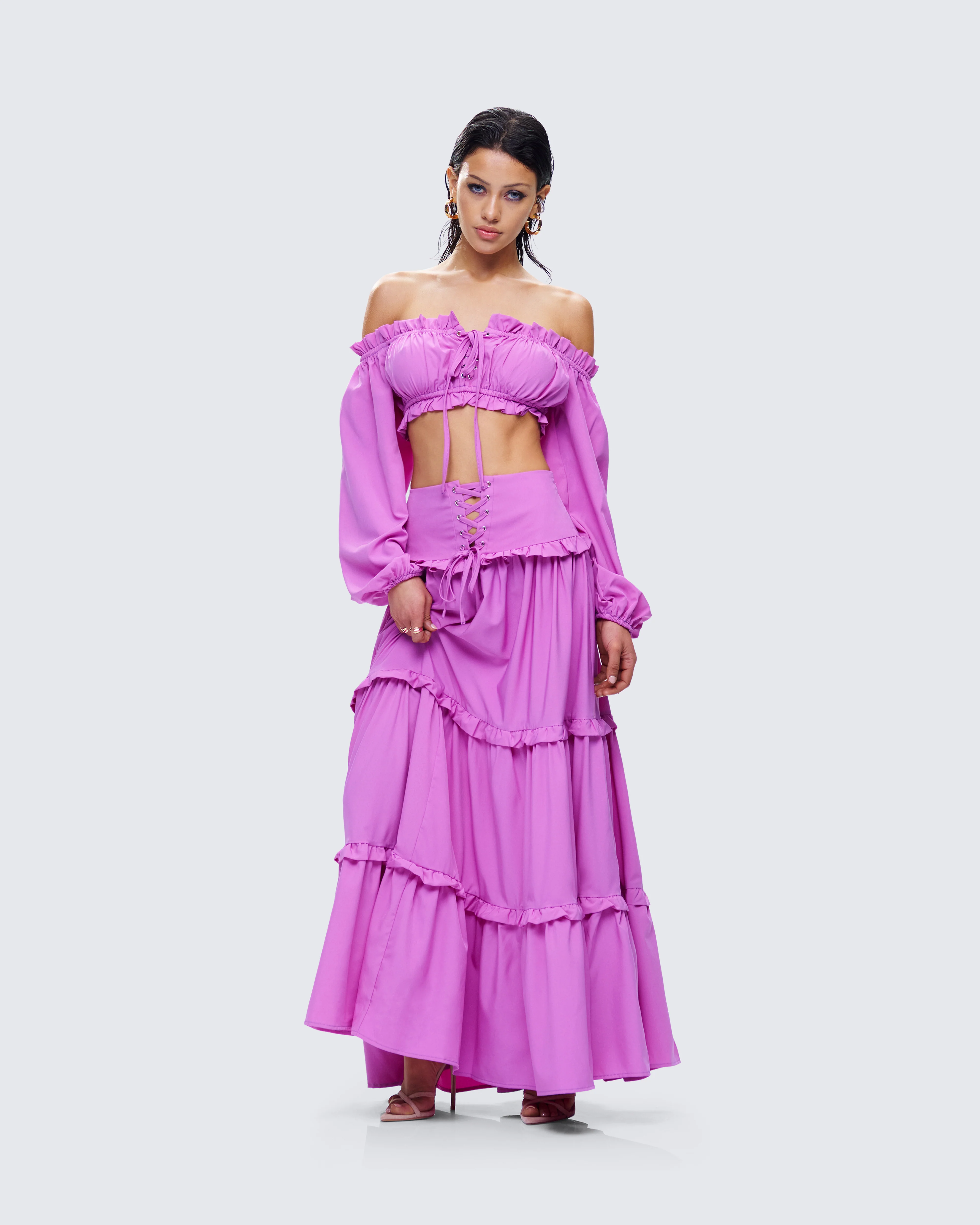 Fabiana Lilac Maxi Set - Image 5