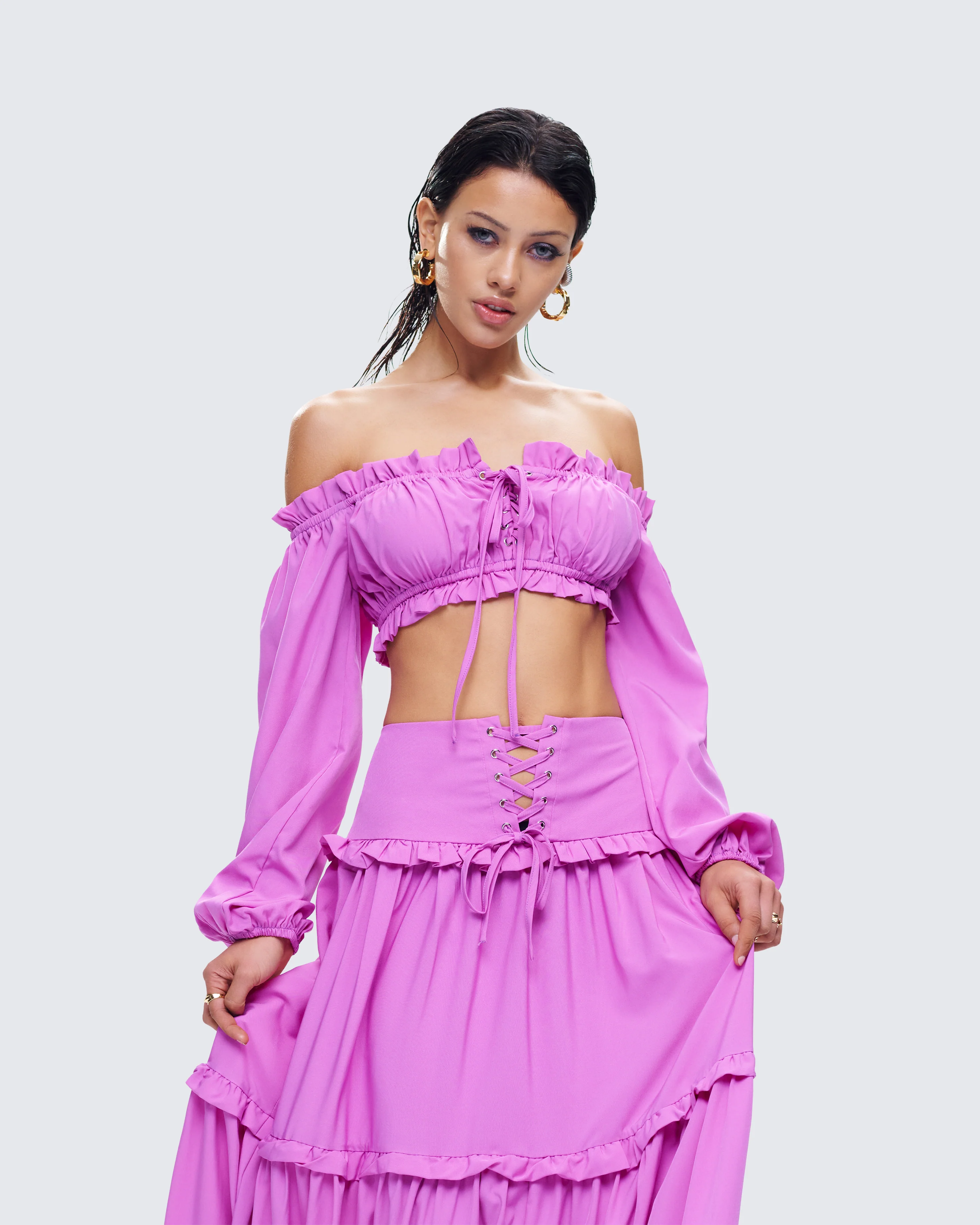 Fabiana Lilac Maxi Set - Image 8