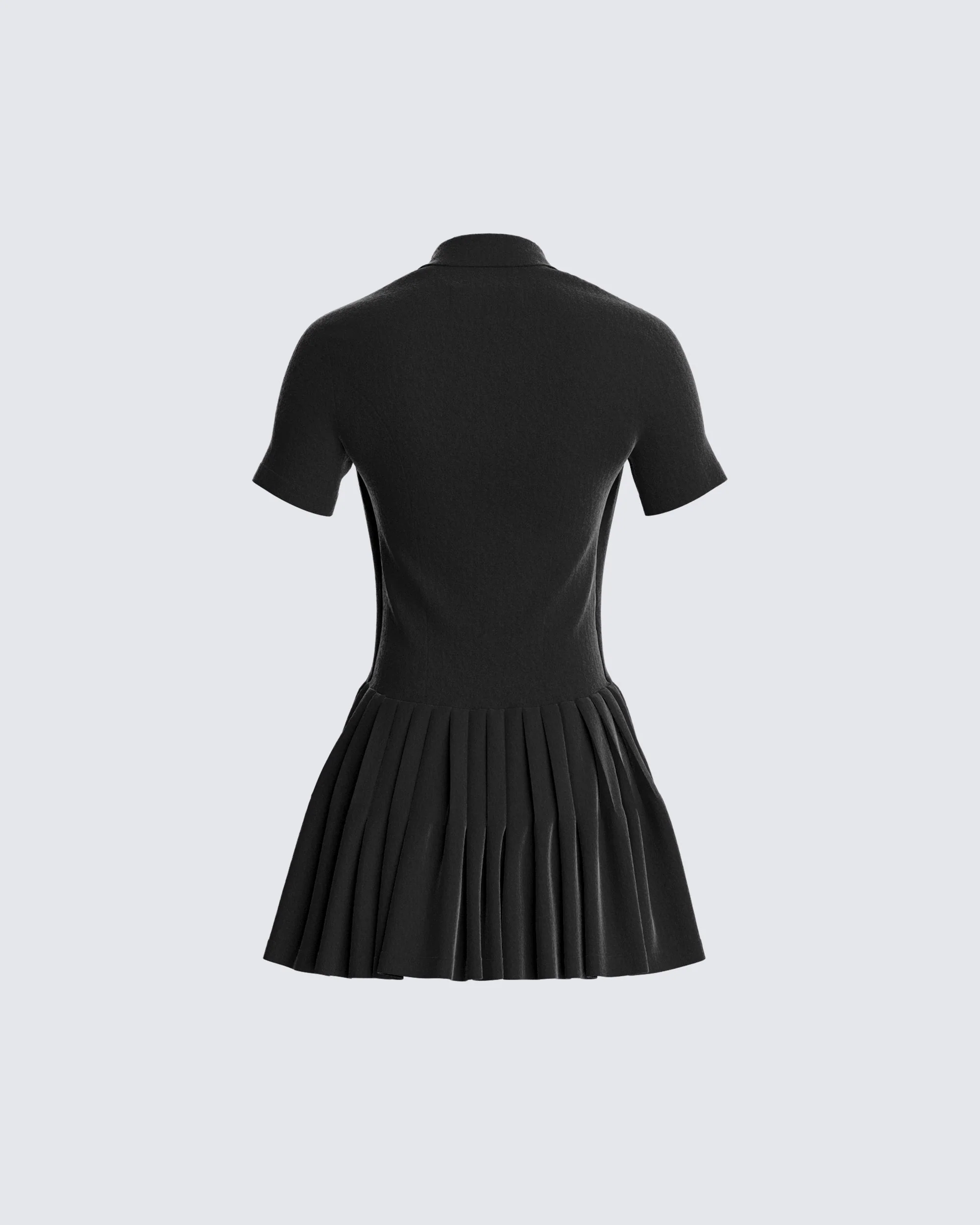 Felix Black Mini Dress - Image 3