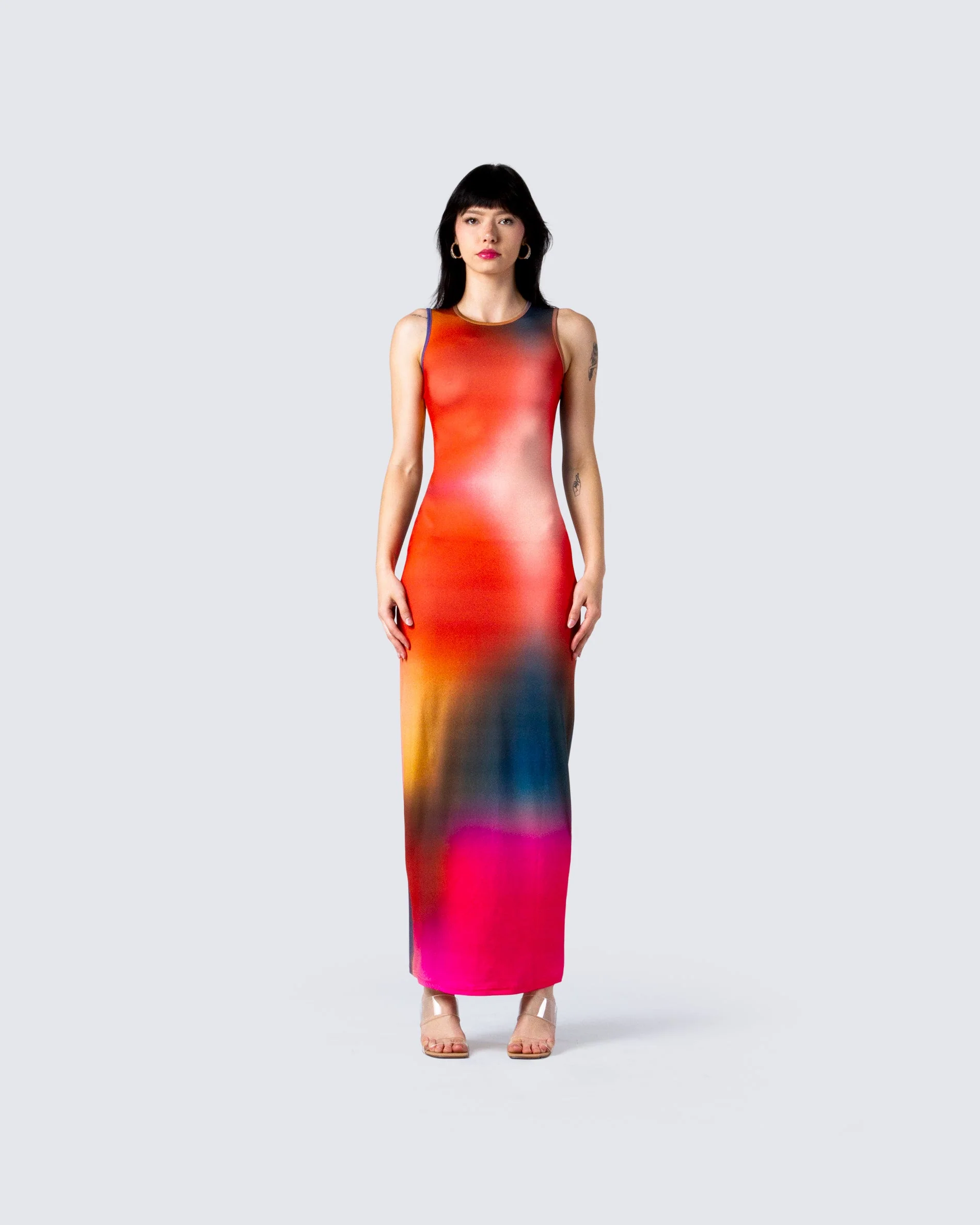 Finn Multi Print Maxi Dress - Image 4