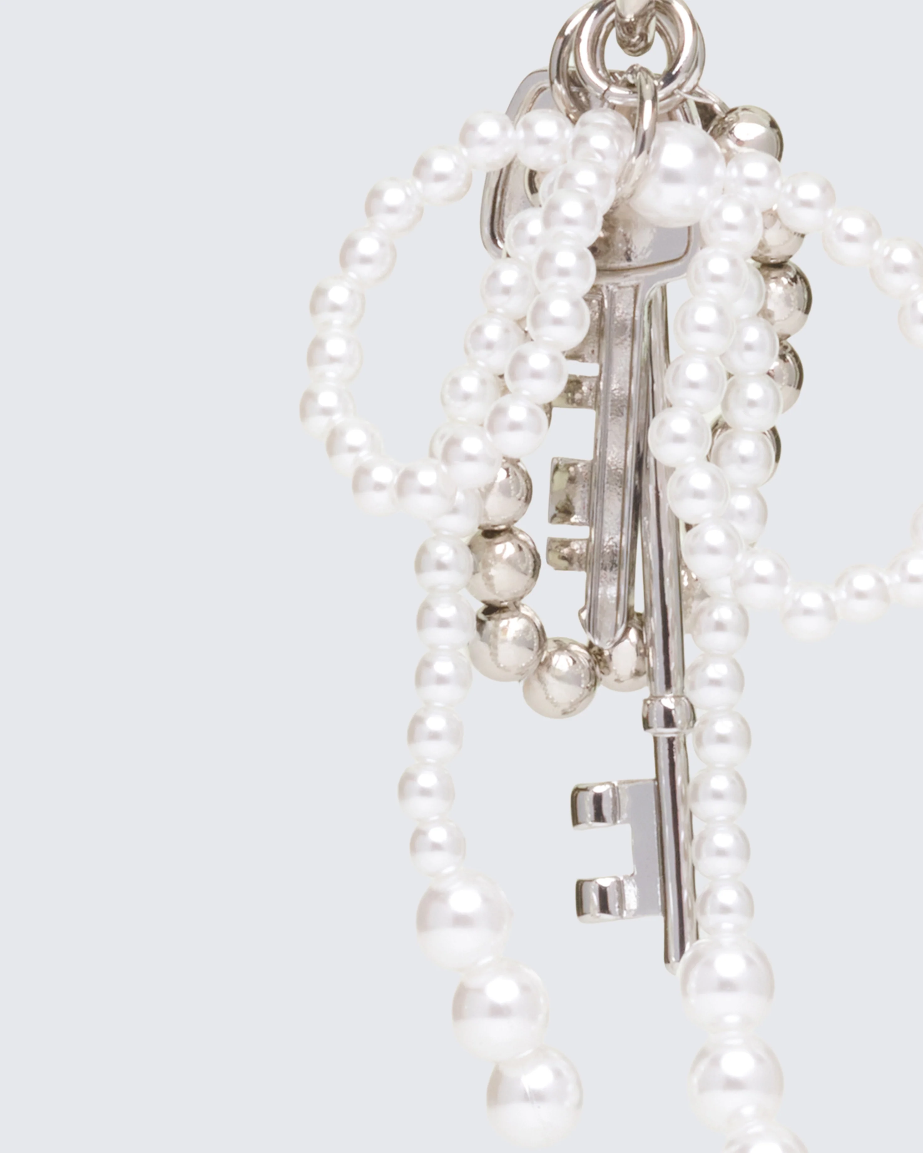Gail Silver FINESSE Key Bag Charm - Image 3