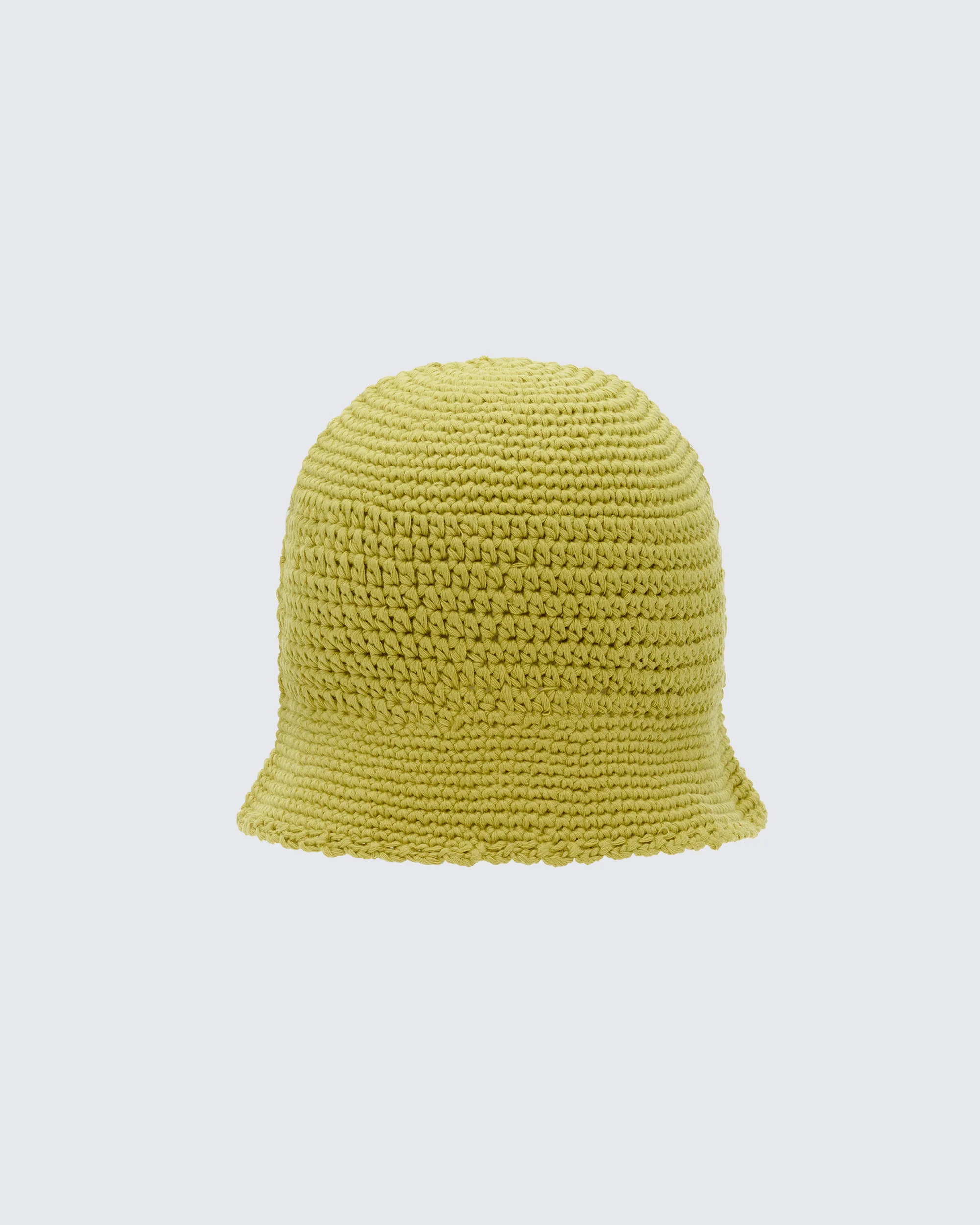 Gem Chartreuse Crochet Bucket Hat - Image 2