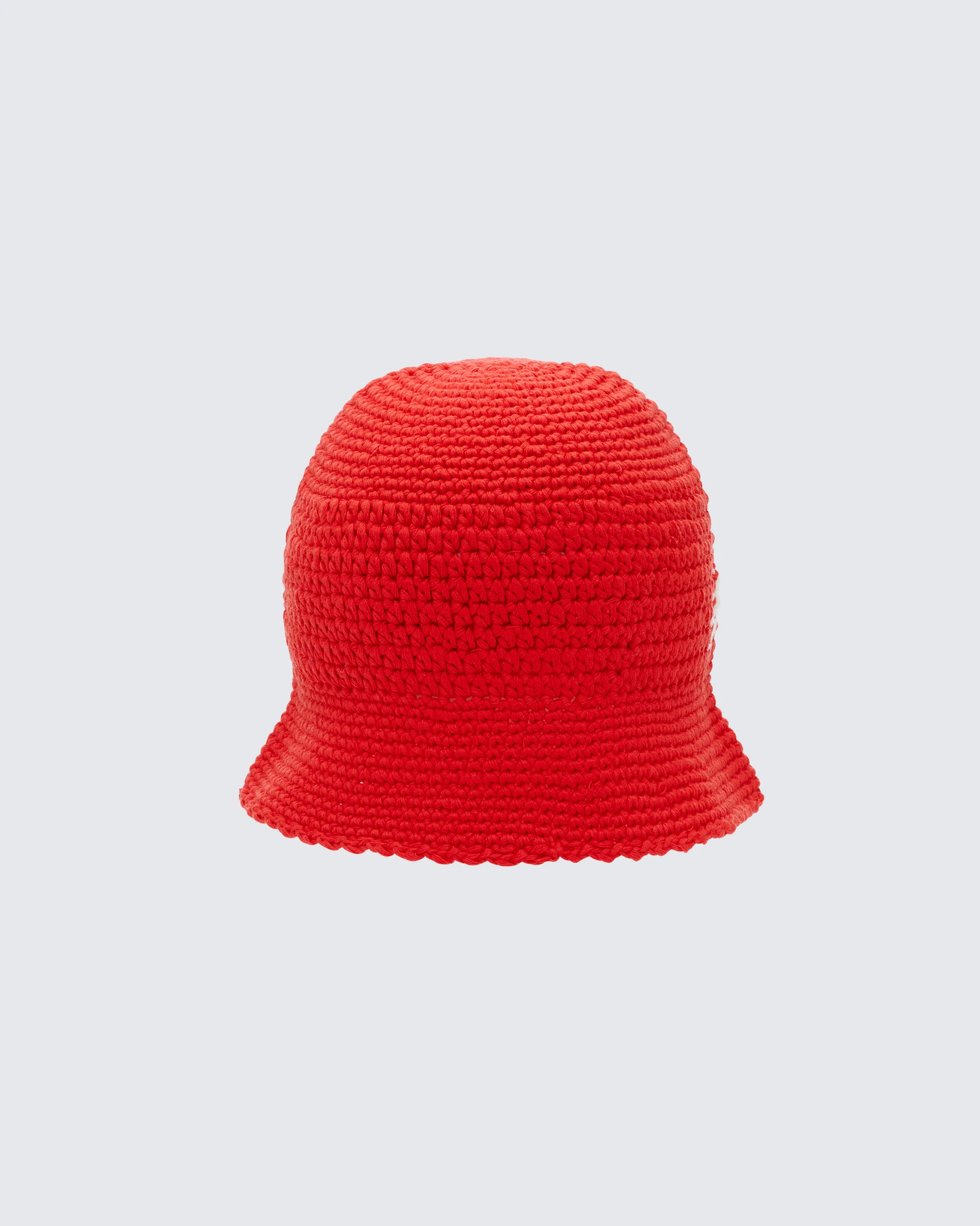 Gem Red Crochet Bucket Hat - Image 2