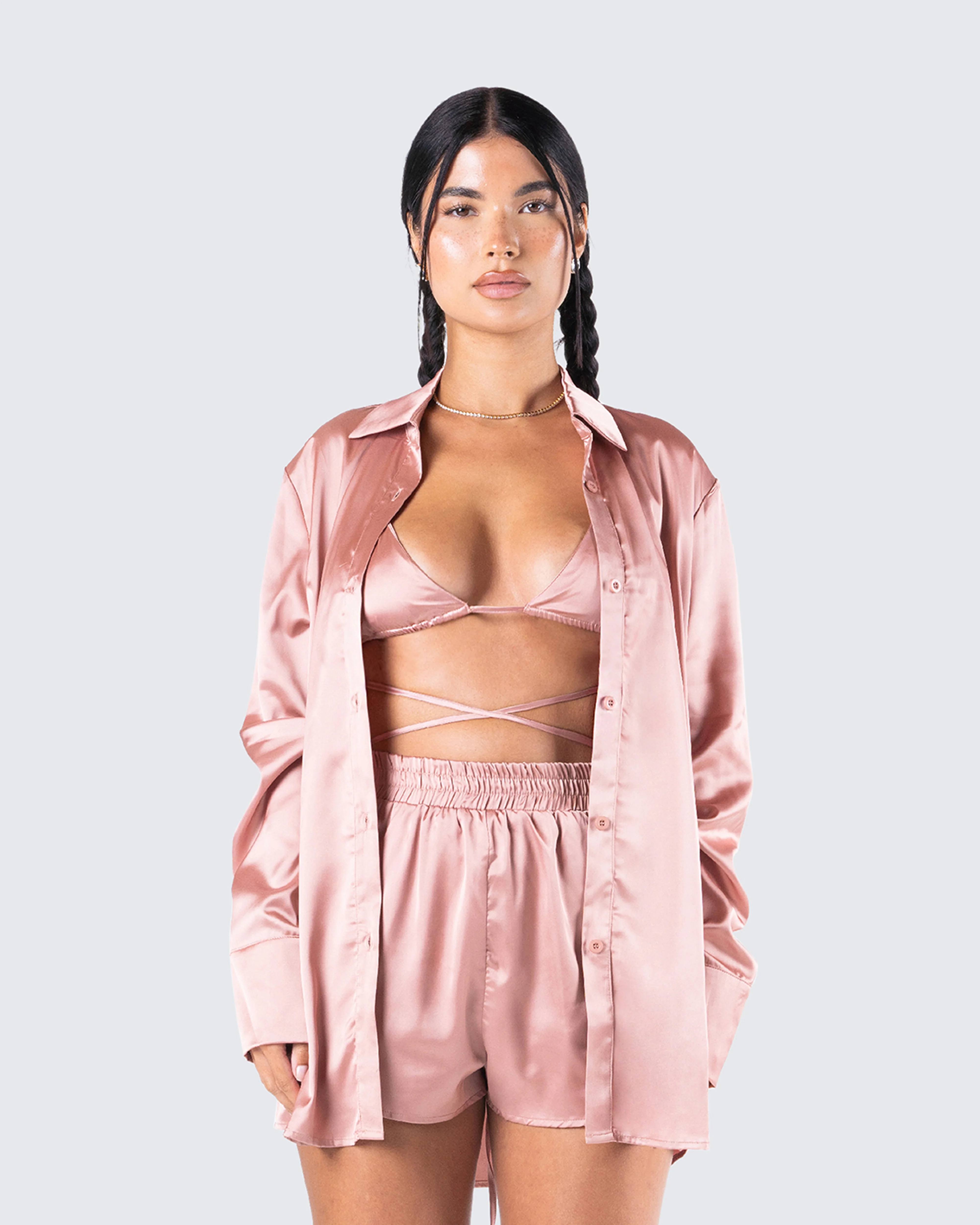 Gracie Satin Shirt - Image 4