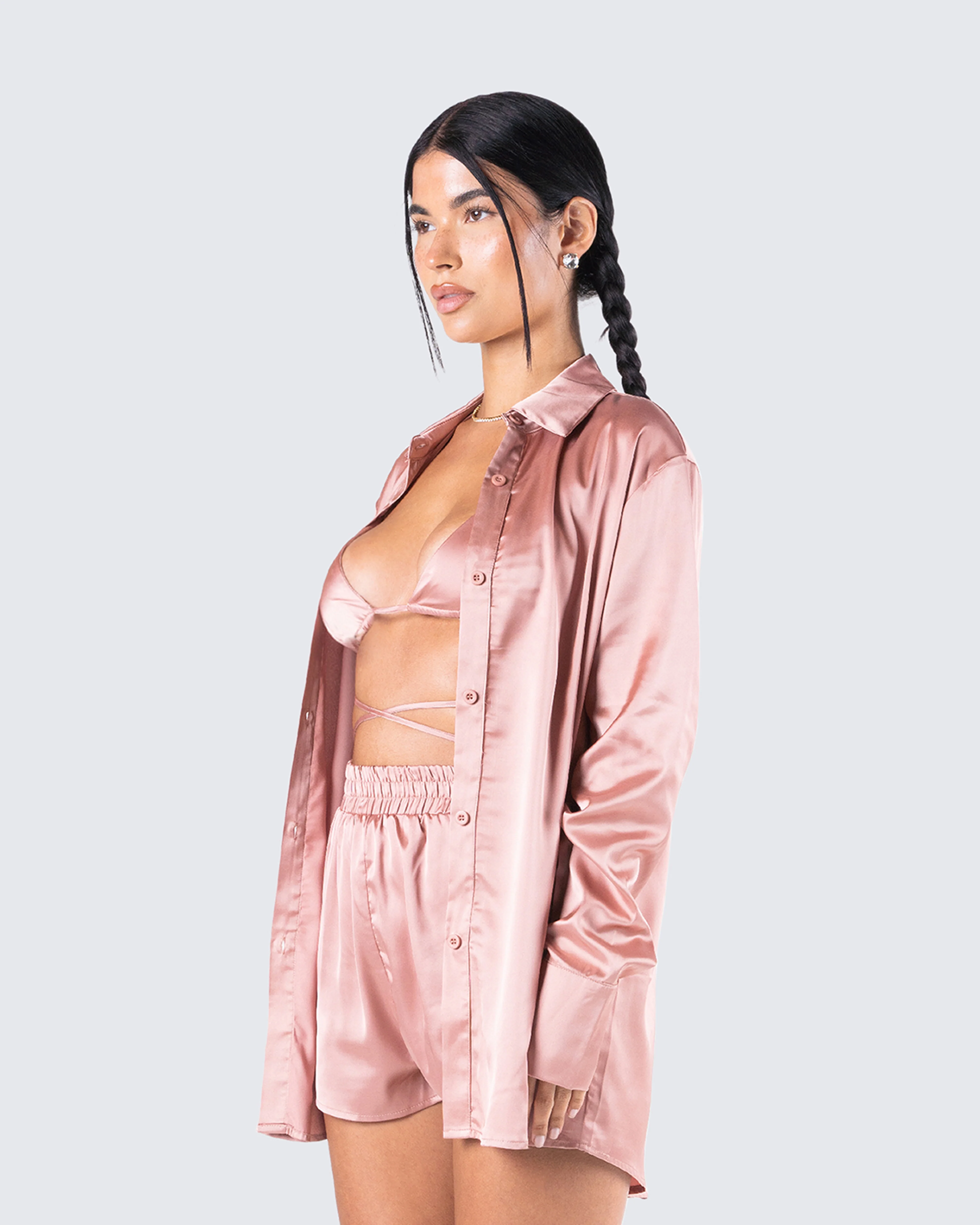 Gracie Satin Shirt - Image 5