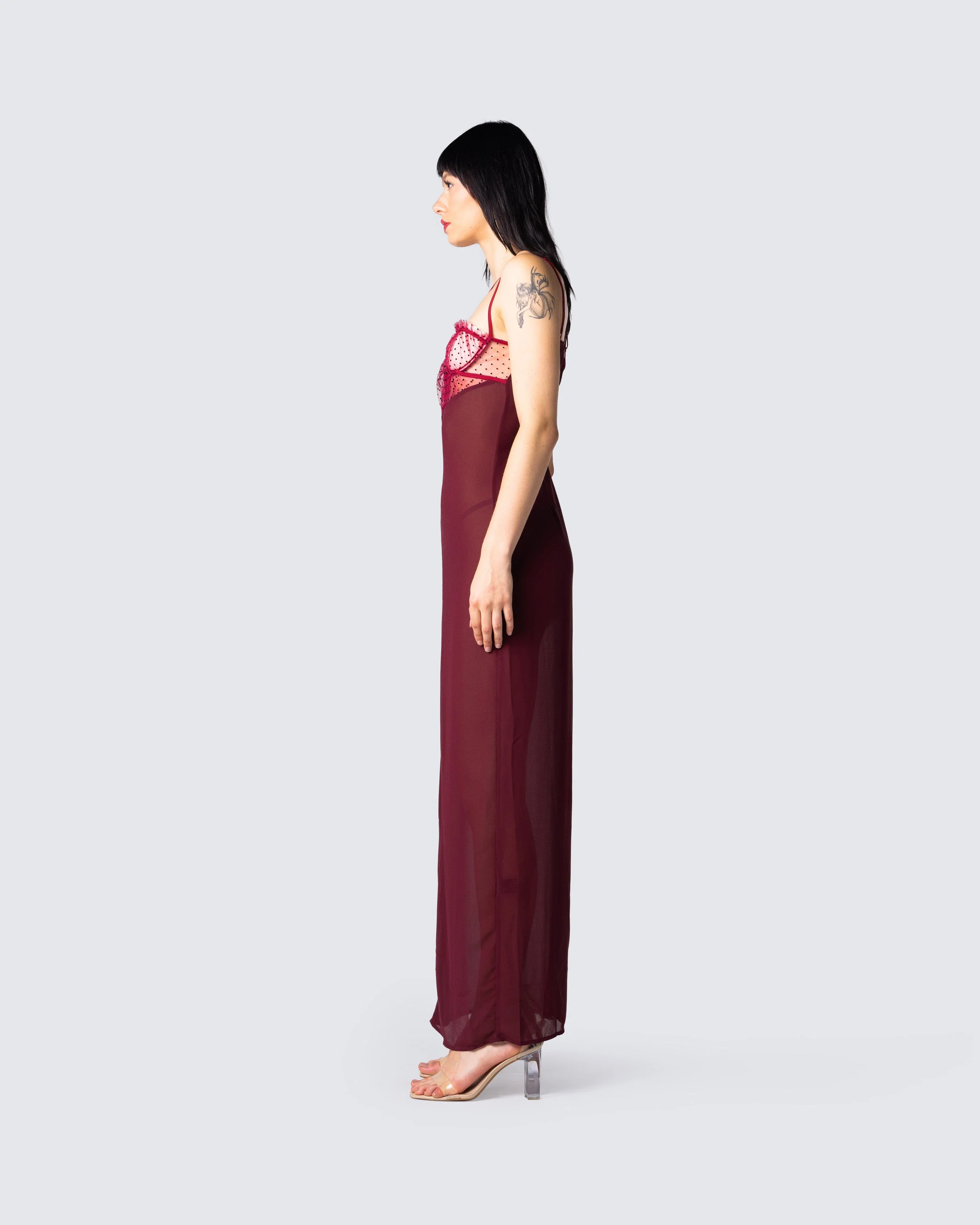 Greta Red Corset Gown - Image 5