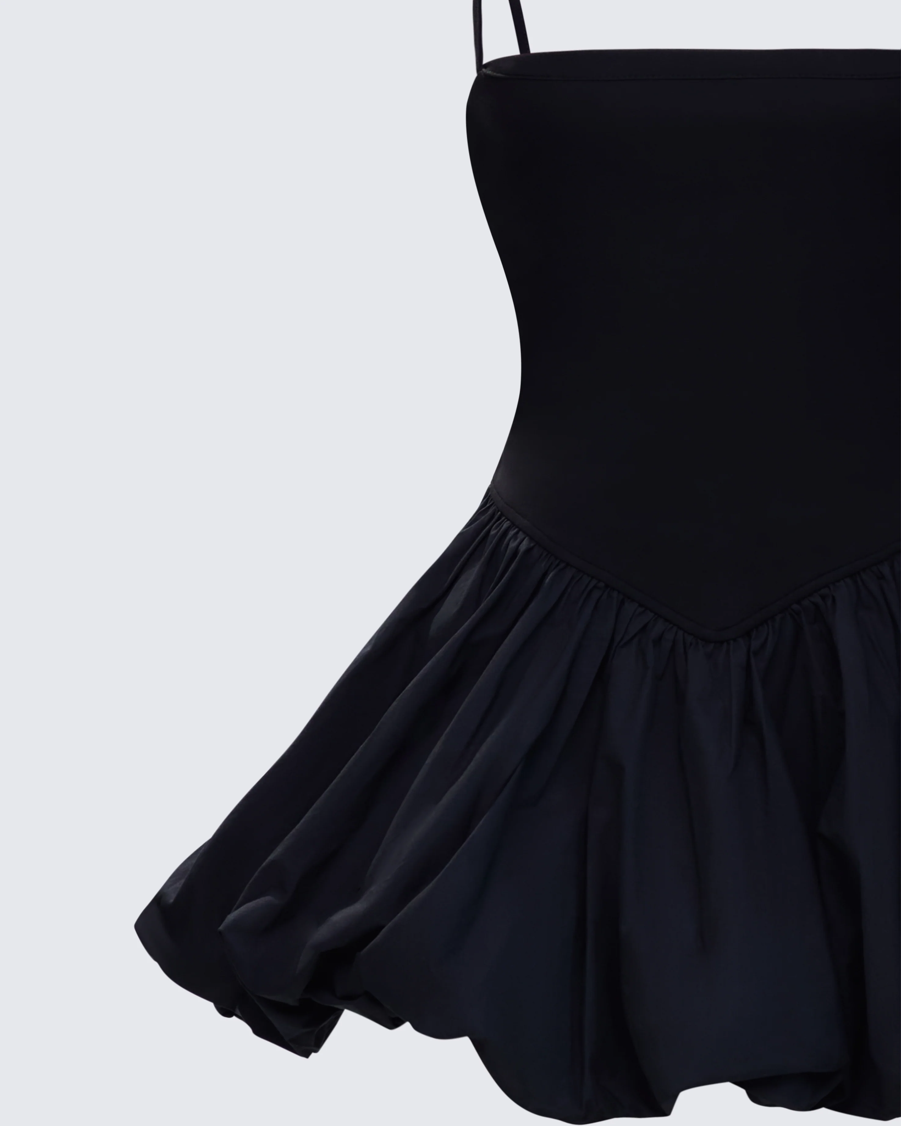 Hadley Black Bubble Mini Dress - Image 6