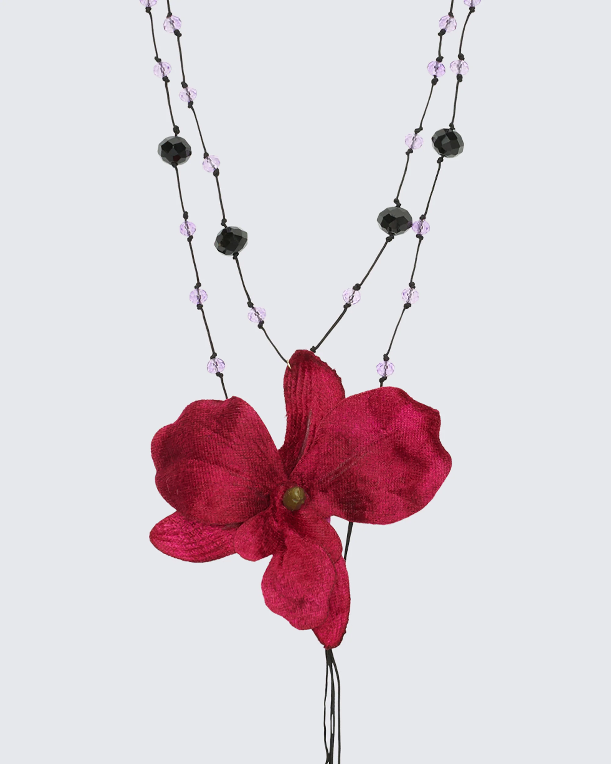 Halima Purple Multi Way Necklace - Image 2