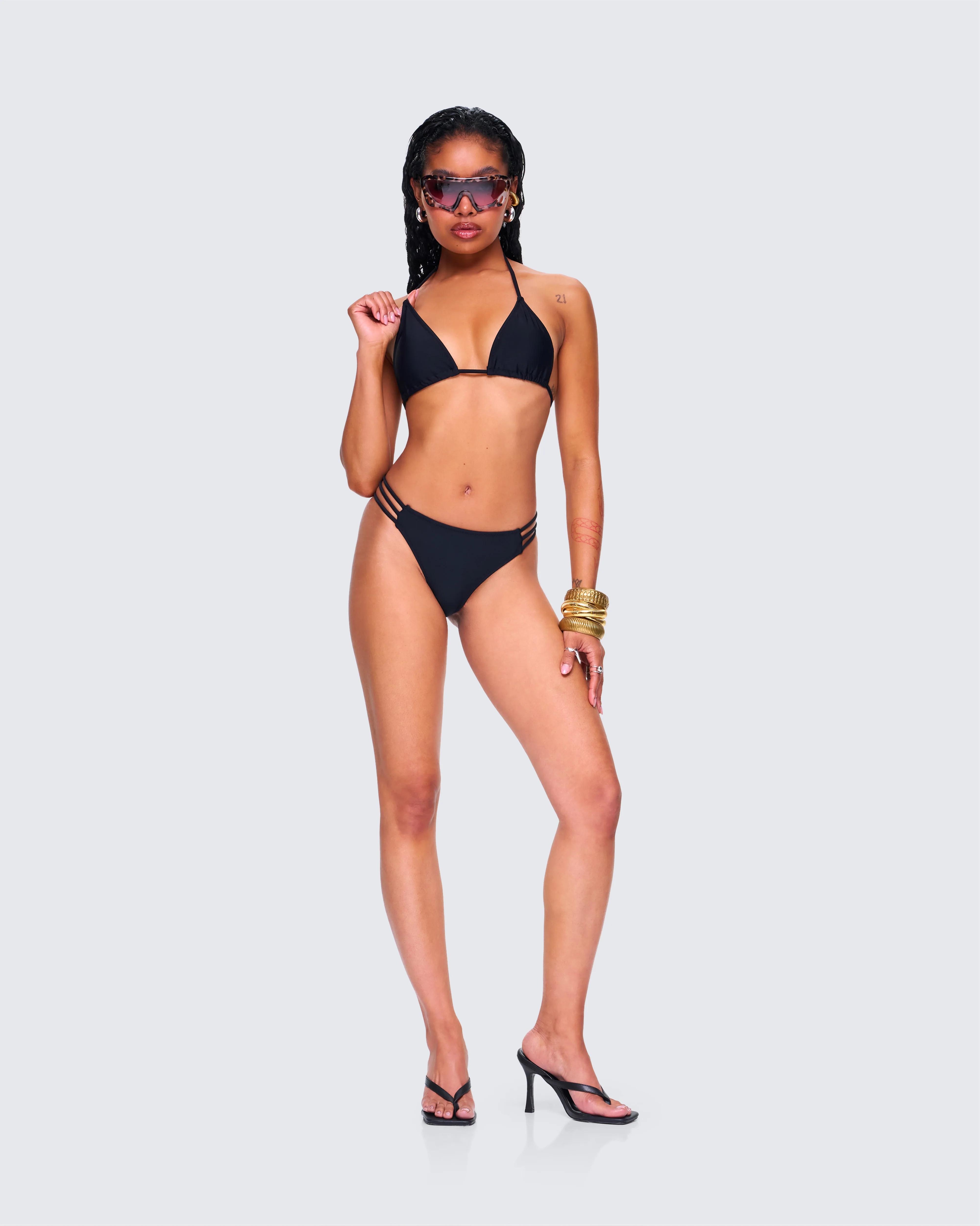 Halsey Black Bikini Set - Image 3