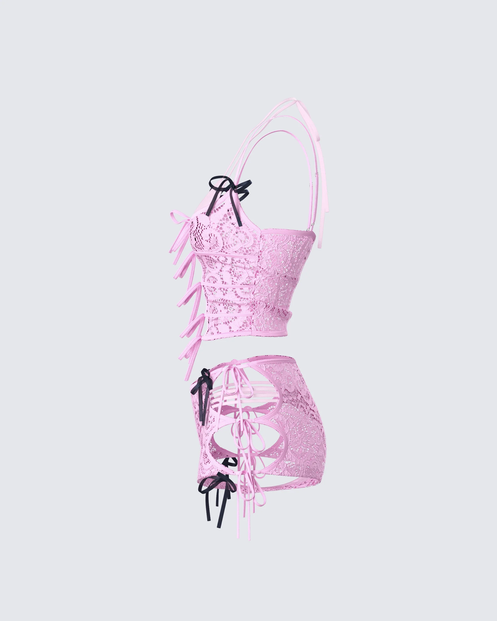 Halsey Pink Lace Set - Image 2