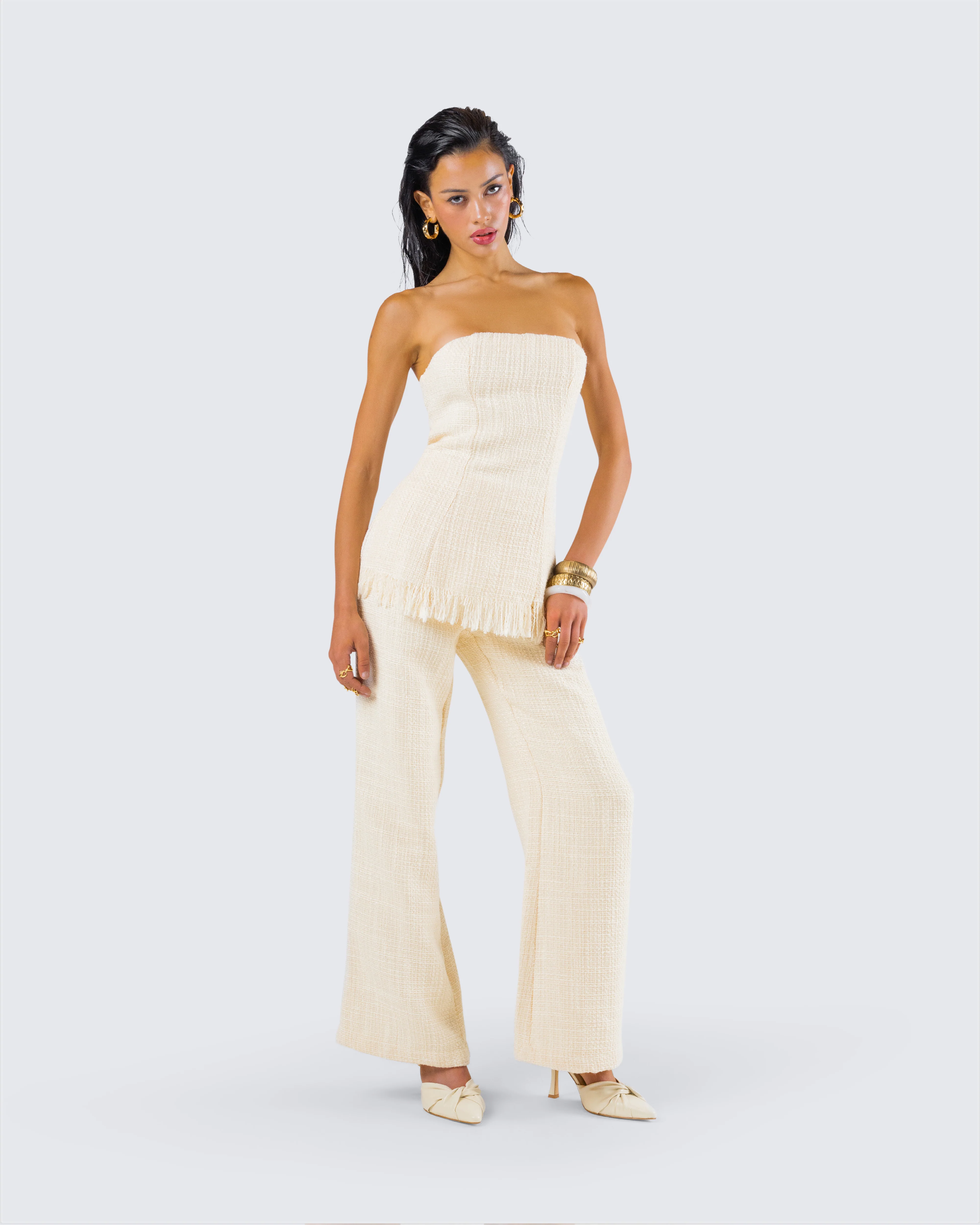 Havanah Ivory Tweed Set - Image 8