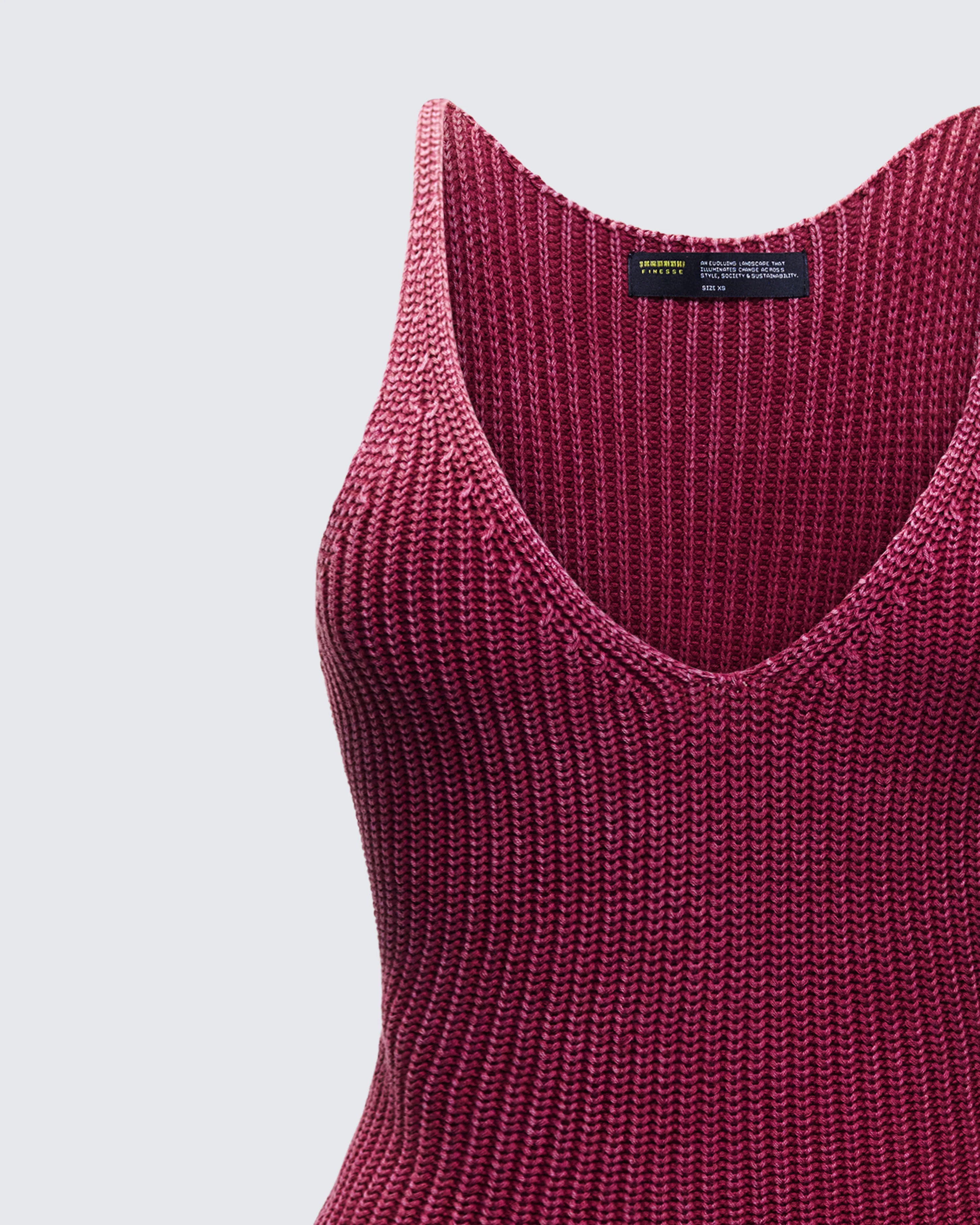 Hebe Washed Frayed Hem Tank - Image 6