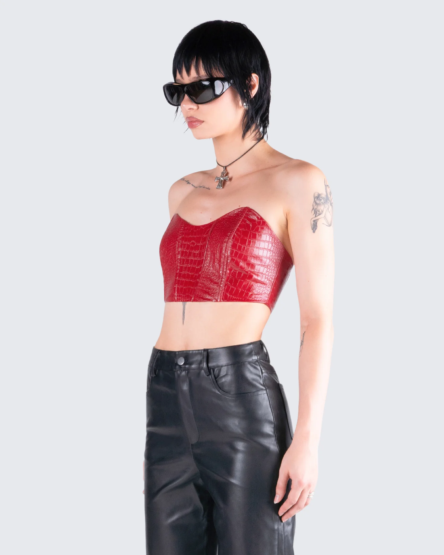Helena Croc Corset Top - Image 5