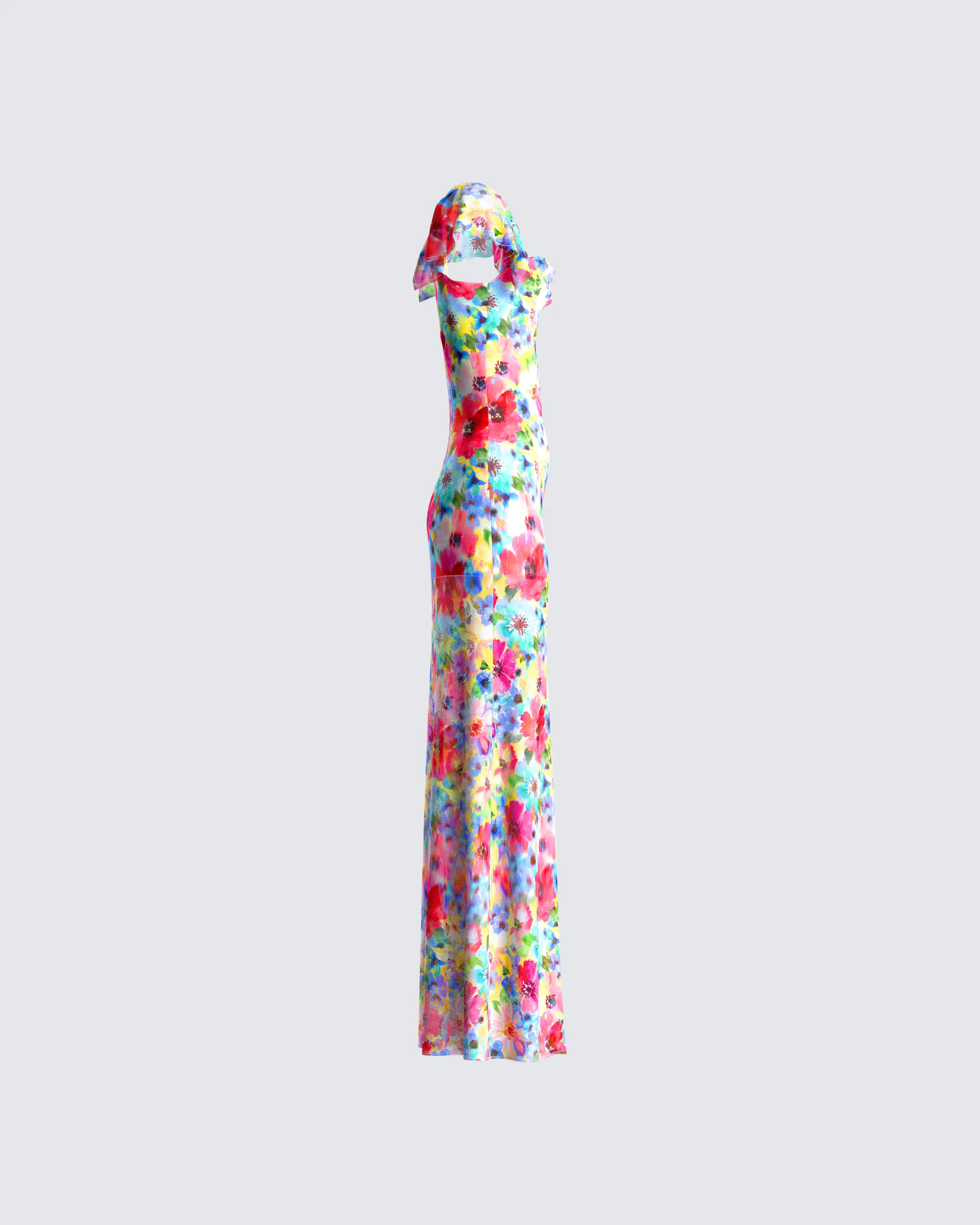Helga Printed Floral Maxi Dress - Image 2