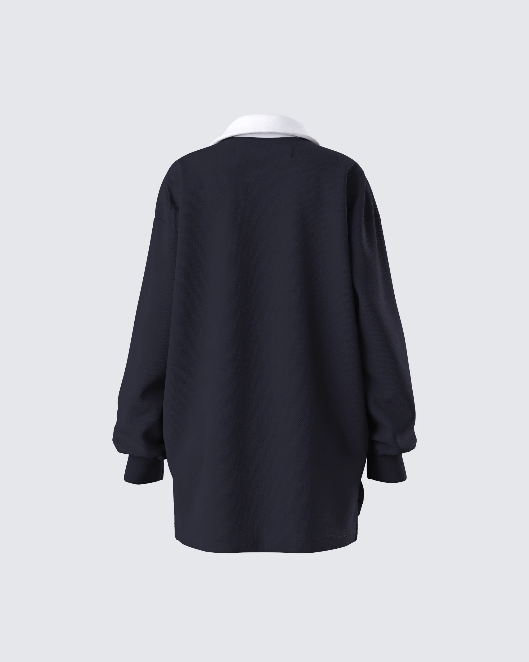 Iden Black Rugby Polo Dress - Image 3