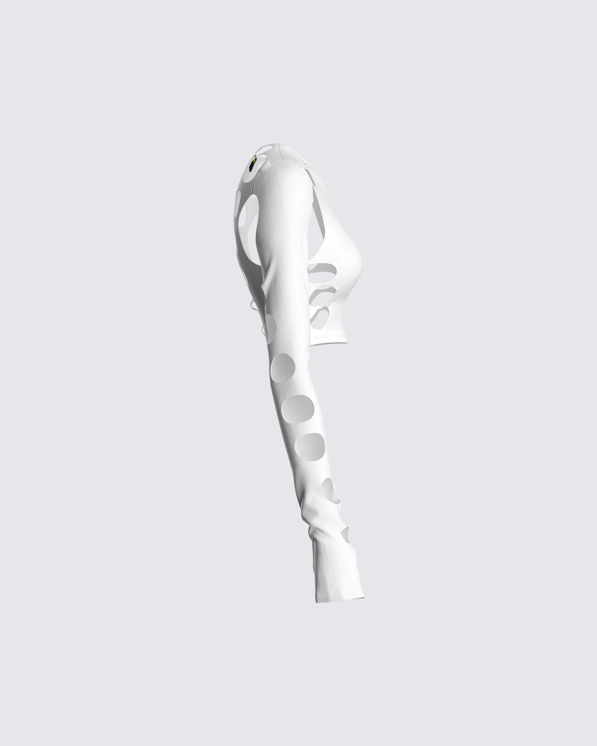 Iman White Cut Out Top - Image 2