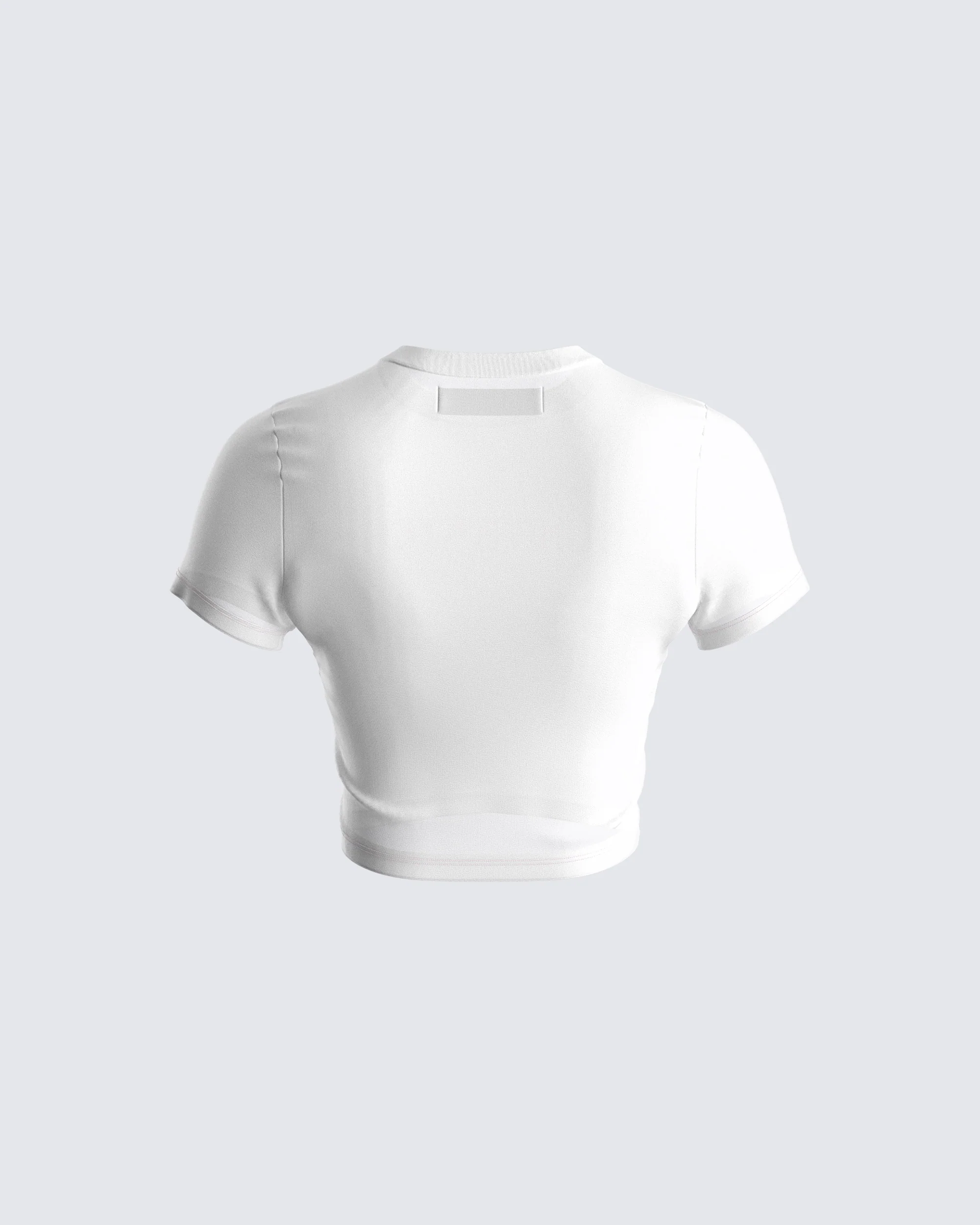 Imogene White Jersey Graphic Top - Image 3