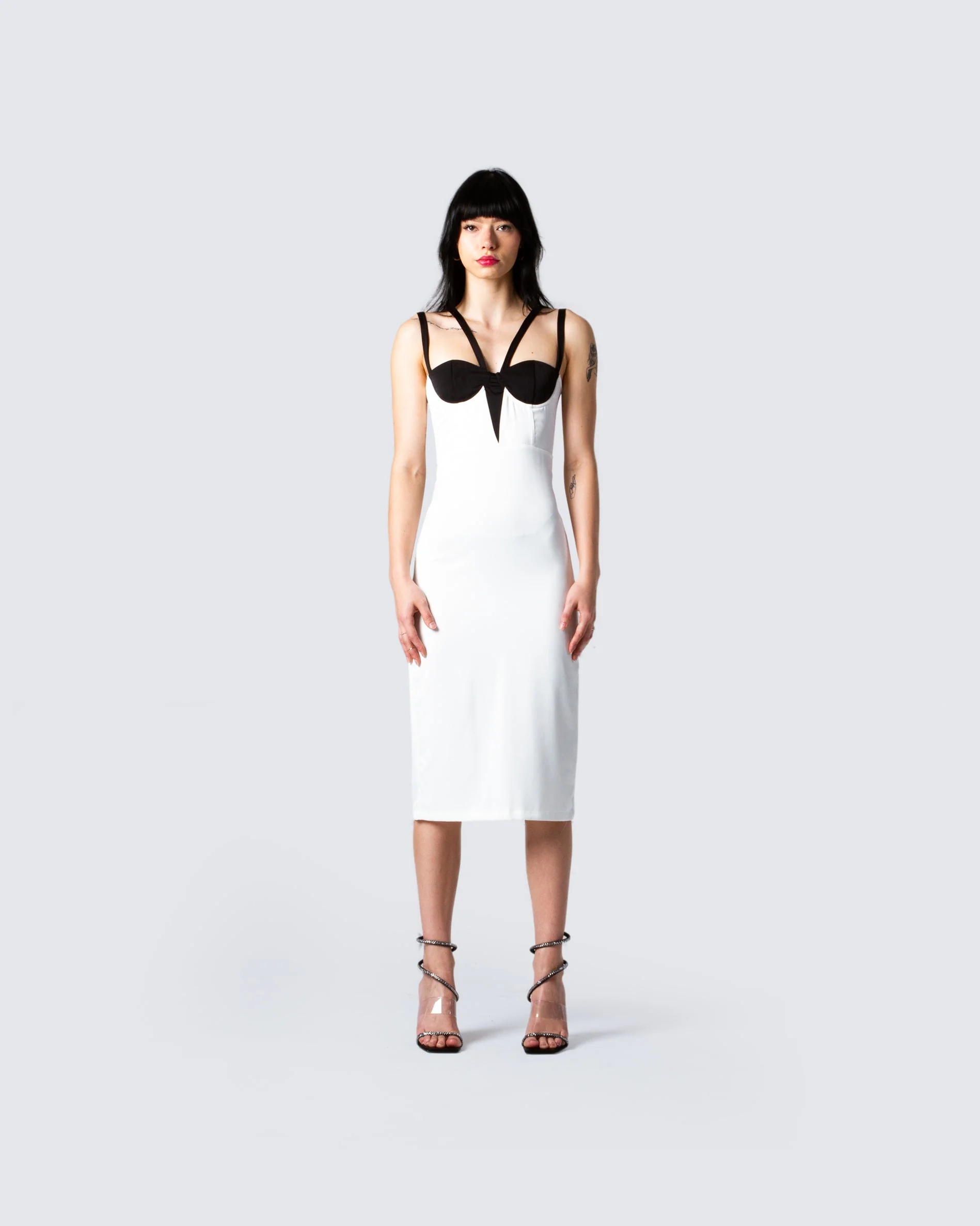 Jacinda Multi Midi Dress - Image 4