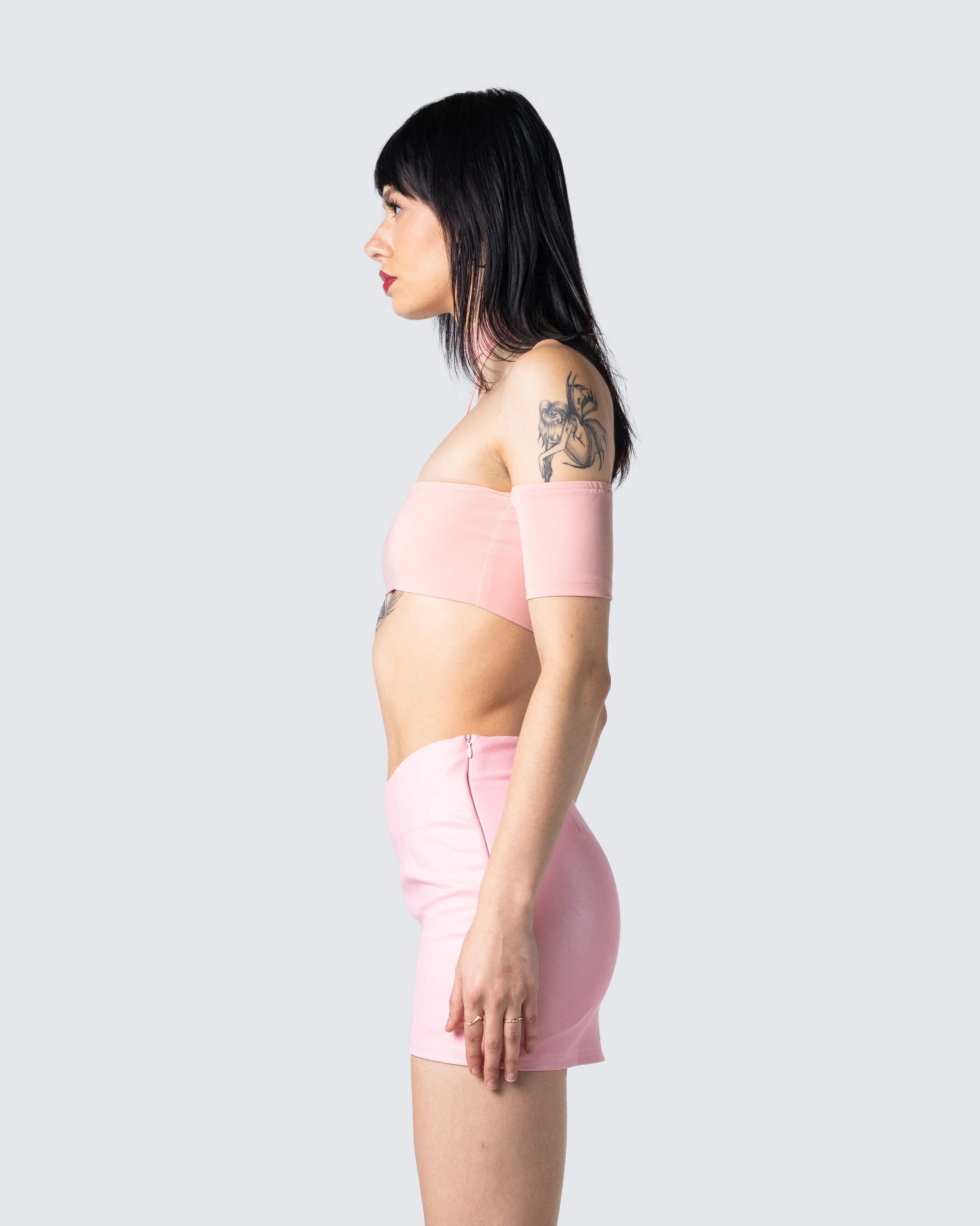 Jacque Pink Crop Top - Image 5