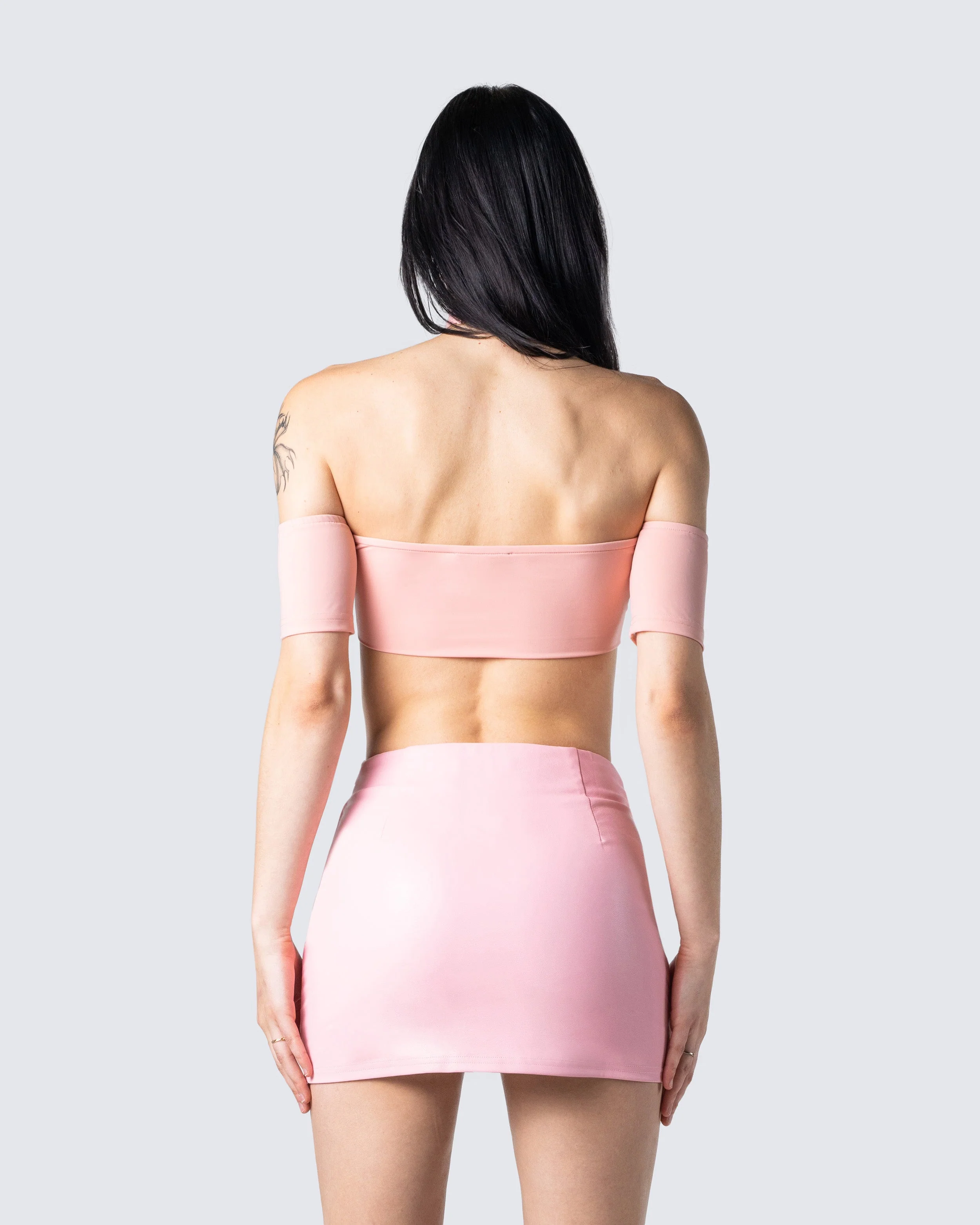 Jacque Pink Crop Top - Image 6