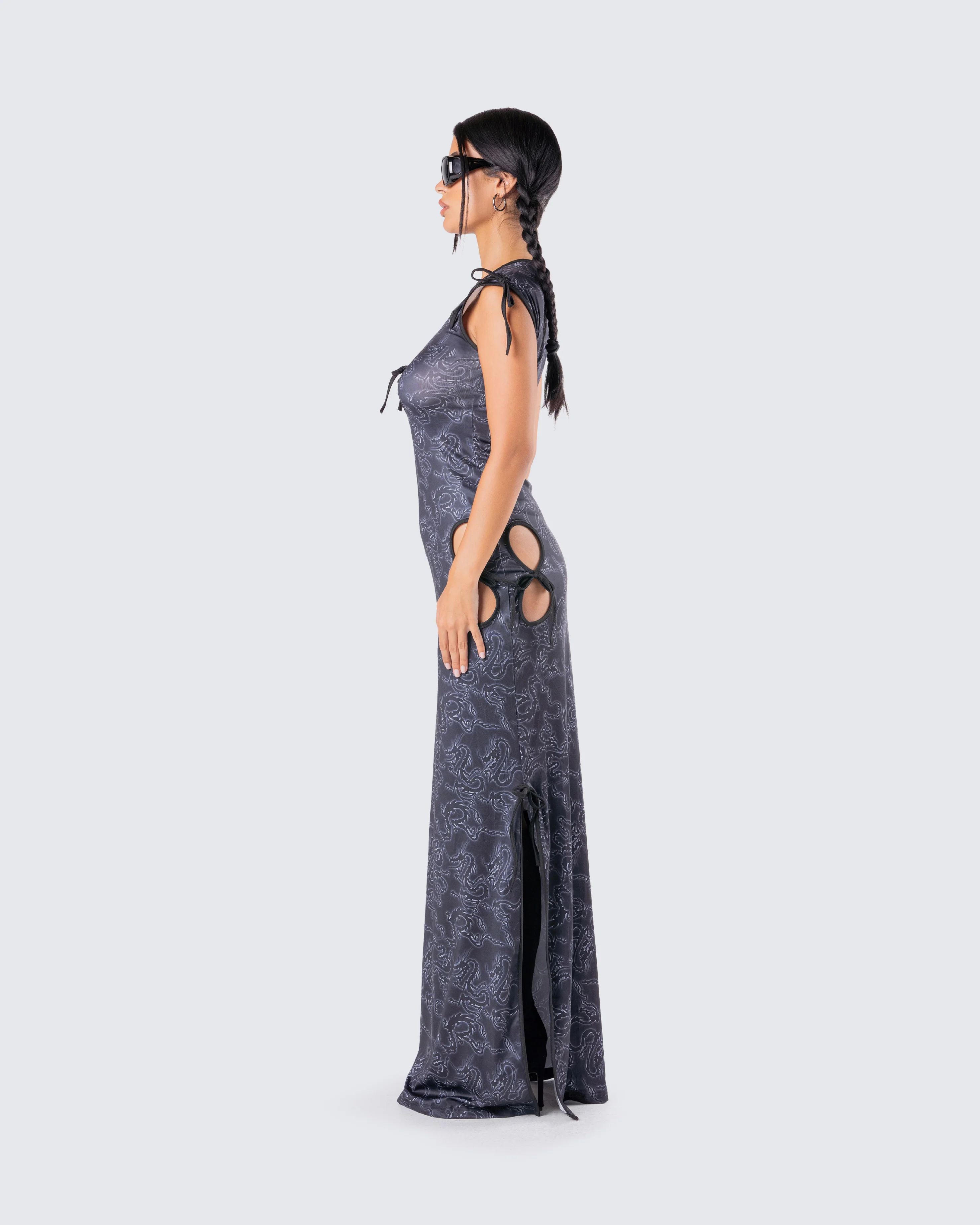 Jasper Black Maxi Dress - Image 6