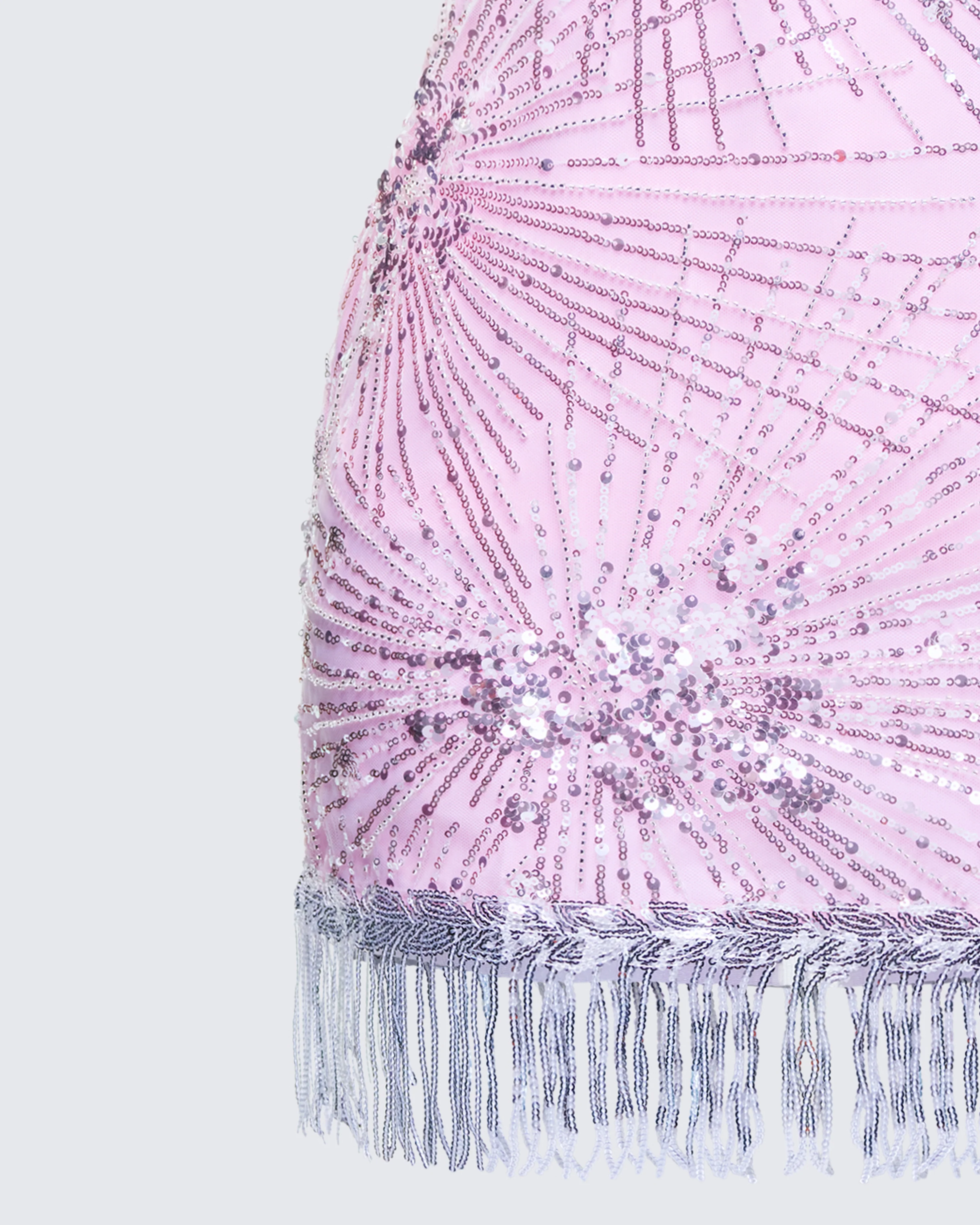 Jocelyn Pink Sequin Mini Dress - Image 6